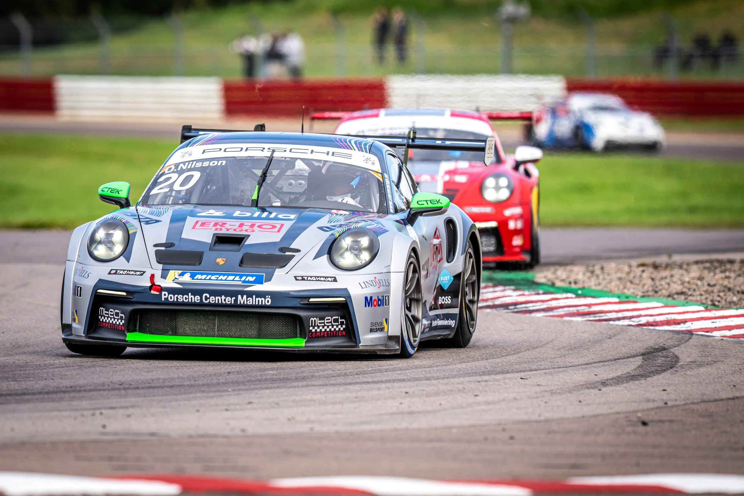 Ola Nilsson broke Lukas Sundahl's five-year winning streak and won the 20th edition of the Porsche Carrera Cup Scandinavia