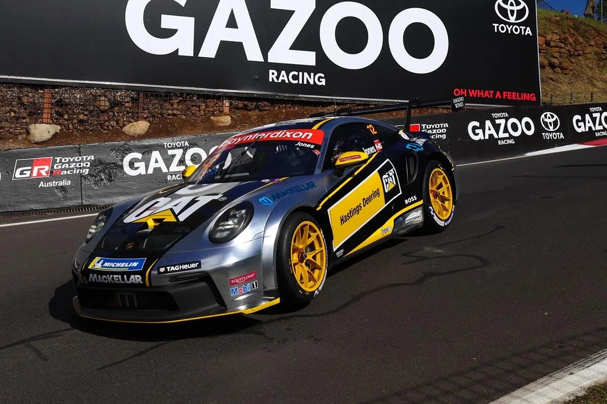 Jones smashes Bathurst record to grab Carrera Cup pole