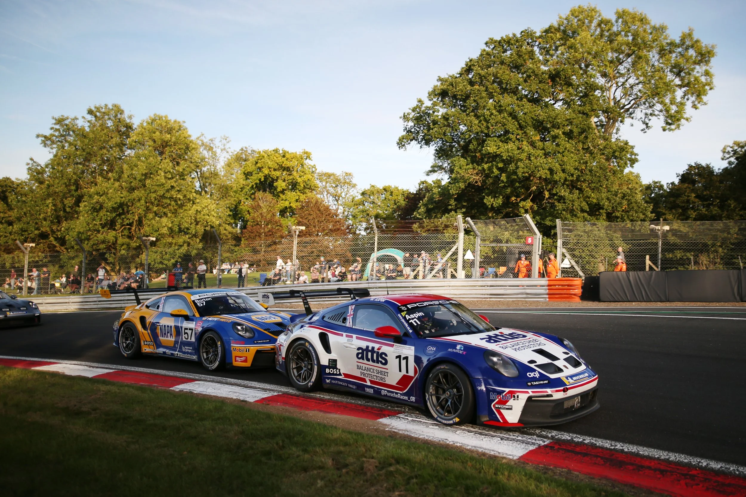 Will Aspin ends Porsche Carrera Cup GB season on a high with double podium appearance