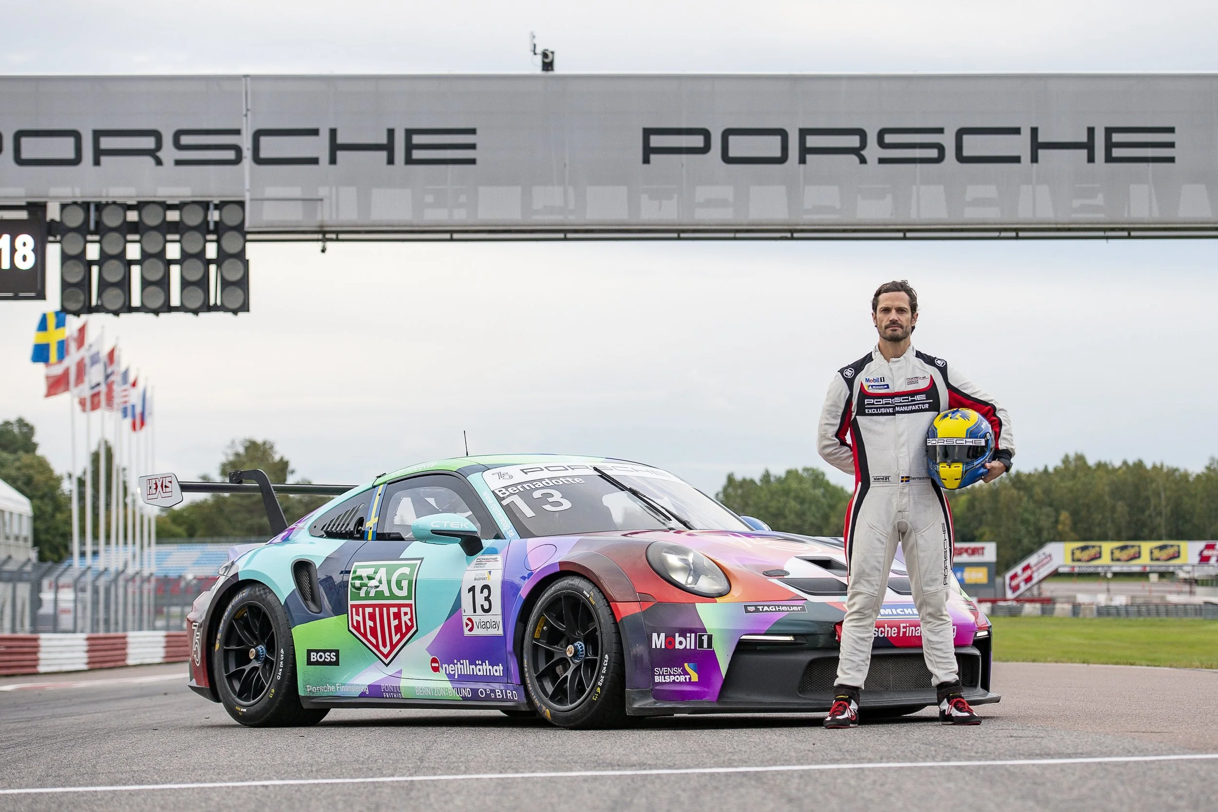 Race start in 2024 with royal presence on the starting grid in Jönköping