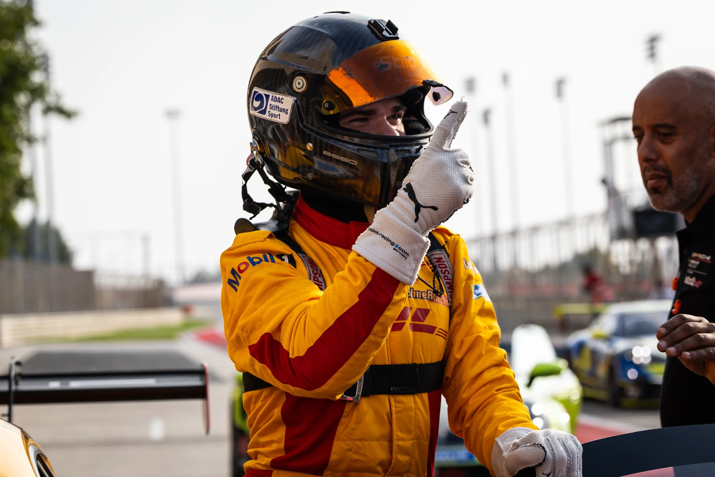 Theo Oeverhaus: star of the second Porsche Carrera Cup Middle East weekend at Bahrain
