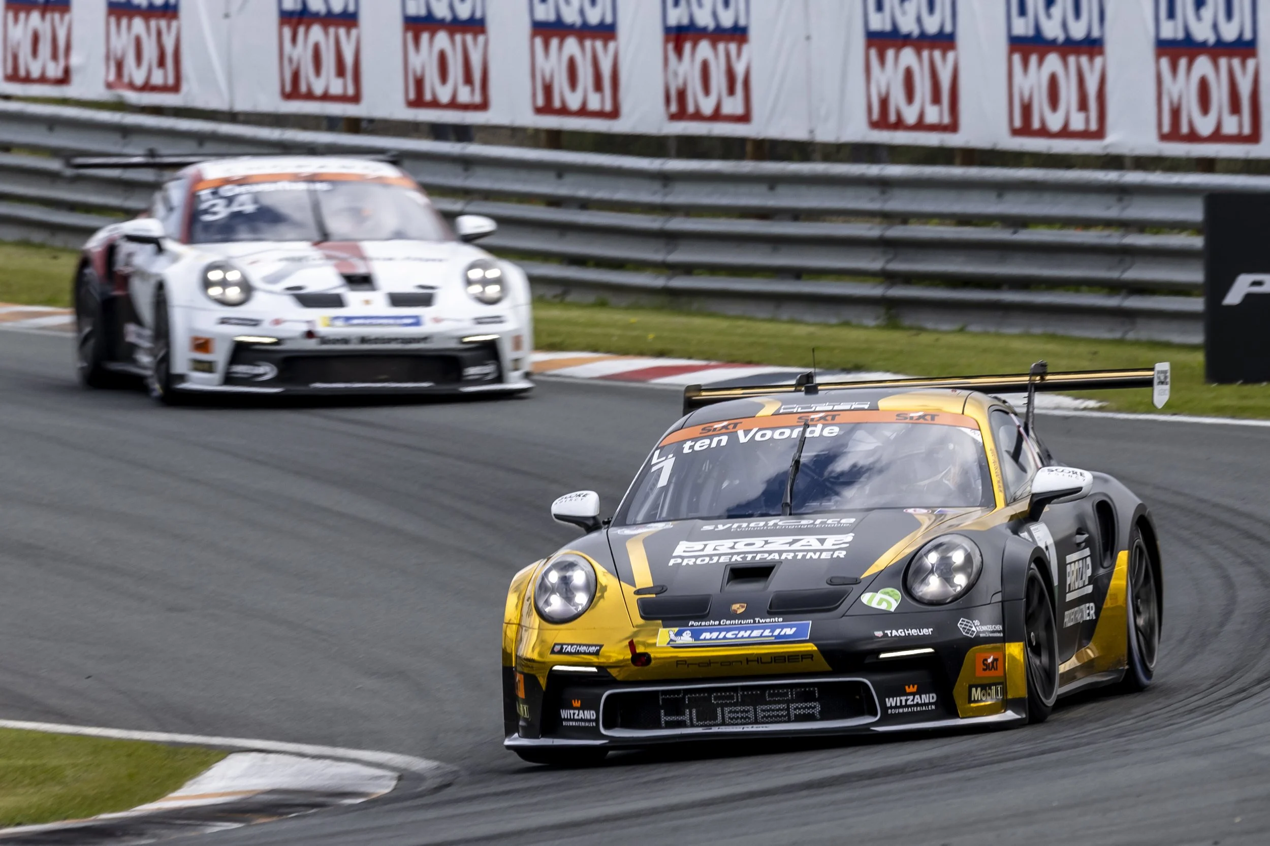 Fifth Carrera Cup victory at Zandvoort for champion Larry ten Voorde