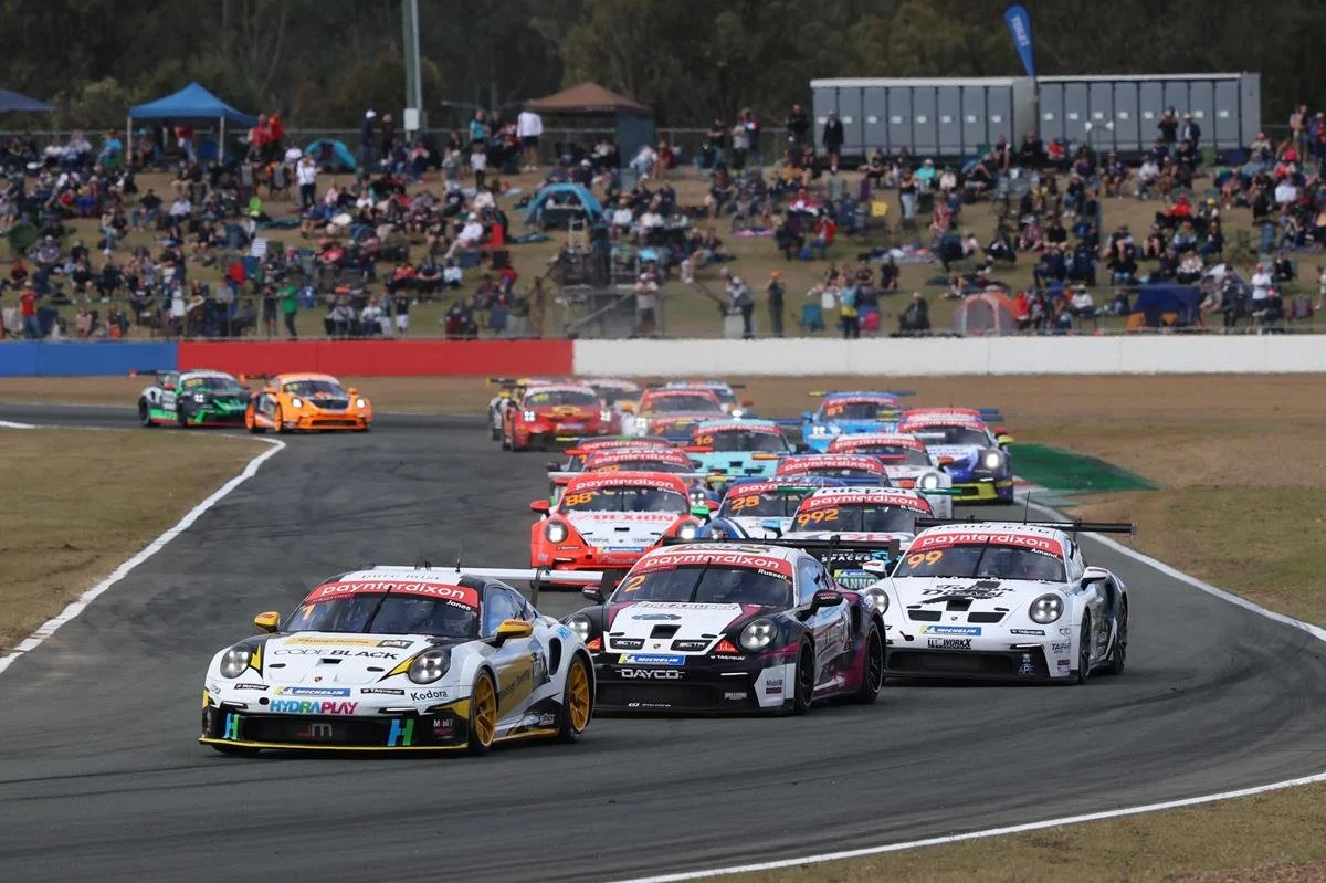 Jones, Shahin take Queensland sweeps into half-way point of Carrera Cup year
