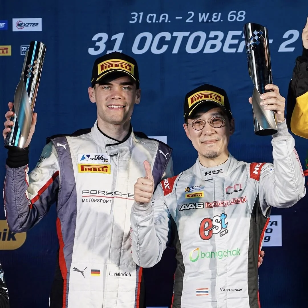 Porsche clinches stunning Thailand Super Series Drivers’ Championship and another Super GT podium