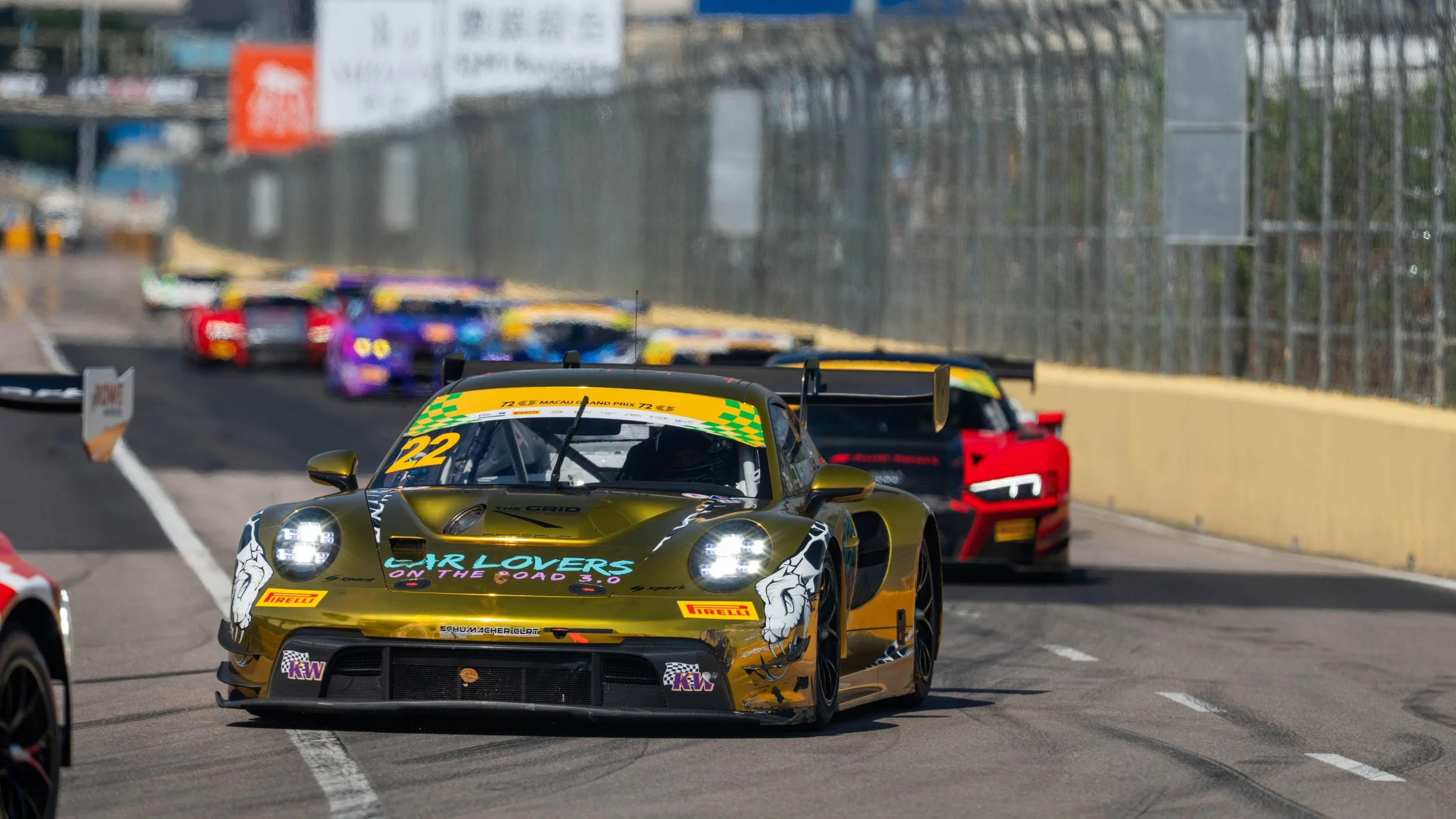 Podium finish for Porsche at 72nd Macau Grand Prix