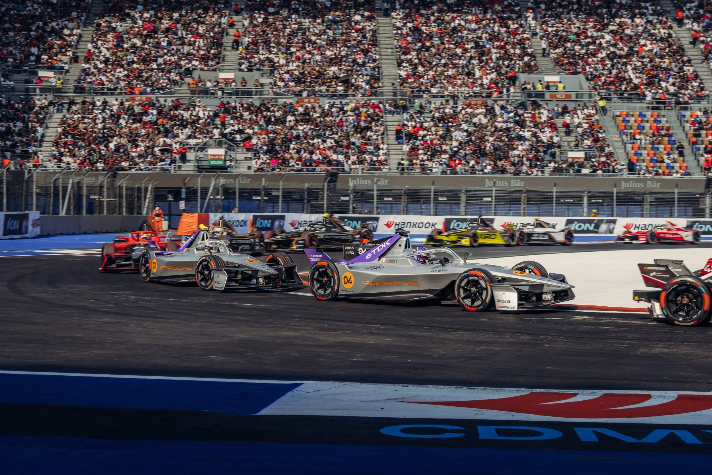 Four Porsche cars finish inside the top nine in Mexico