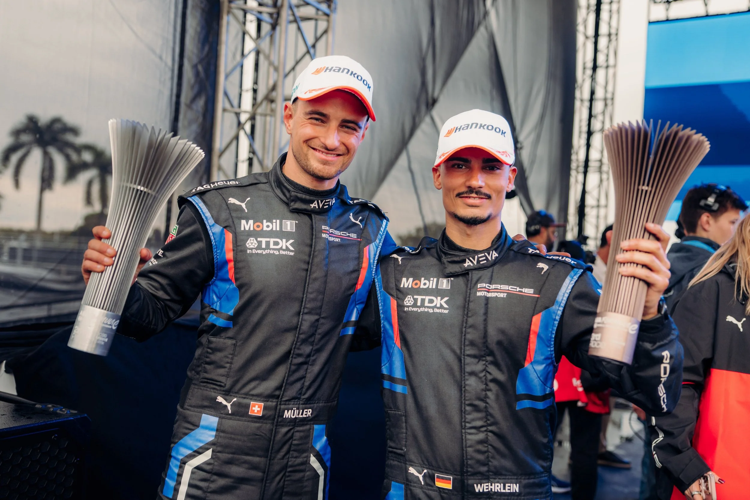 Müller and Wehrlein secure Miami double podium for Porsche factory team