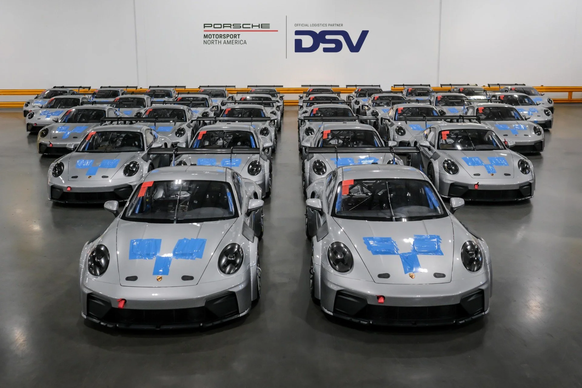 New Porsche 911 Cup cars touch down in the United States