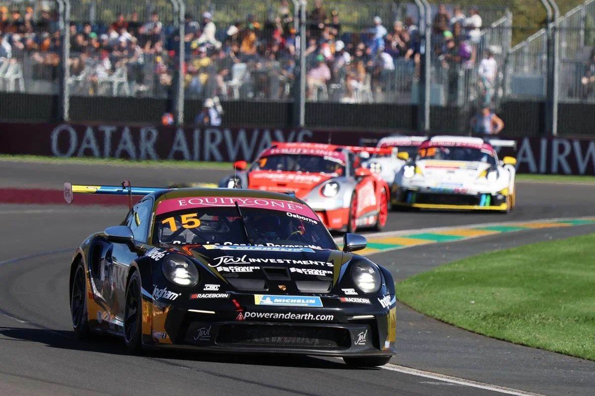 Osborne claims maiden Carrera Cup win with lights-to-flag Melbourne drive