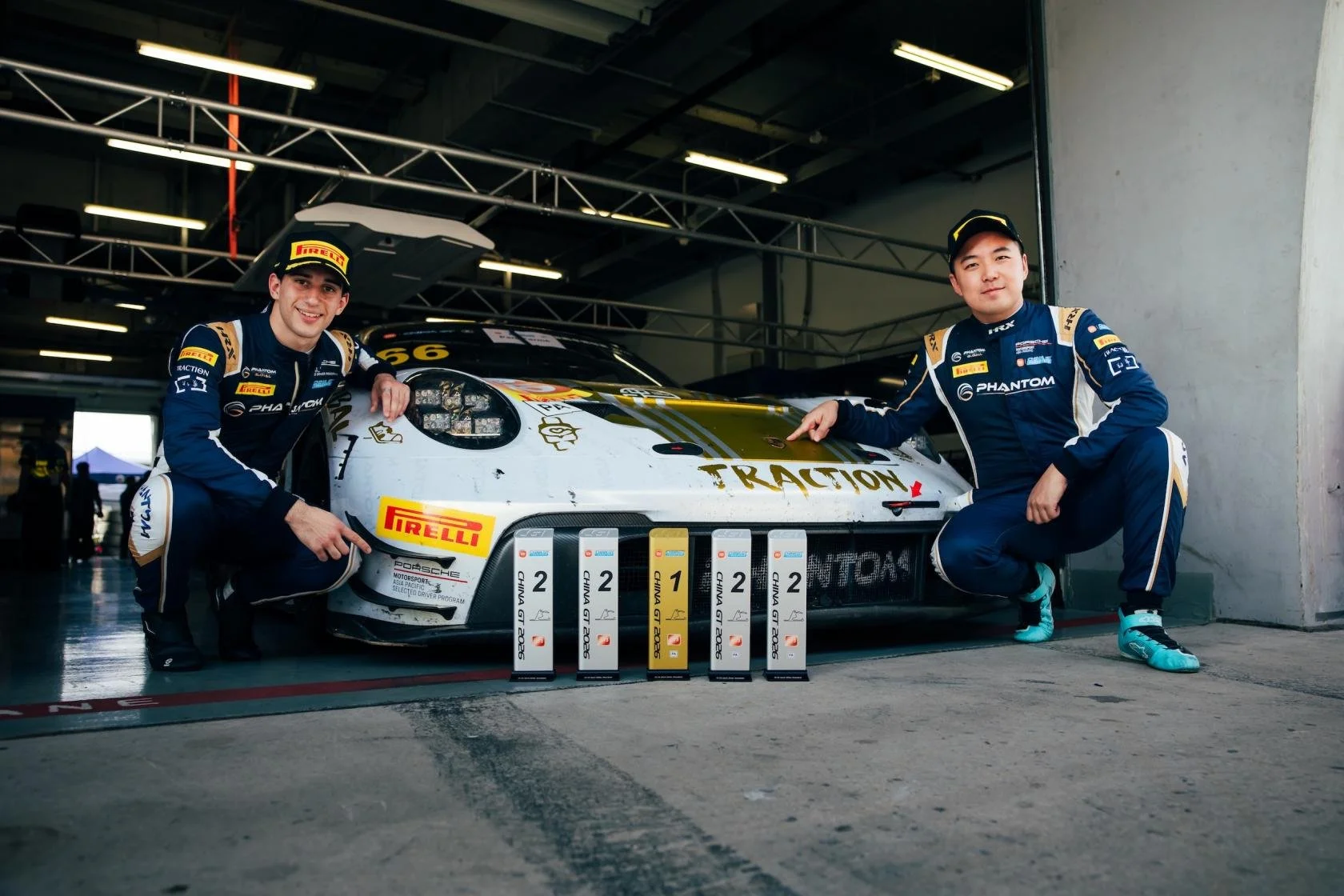 Strong China GT season opener for Porsche 
