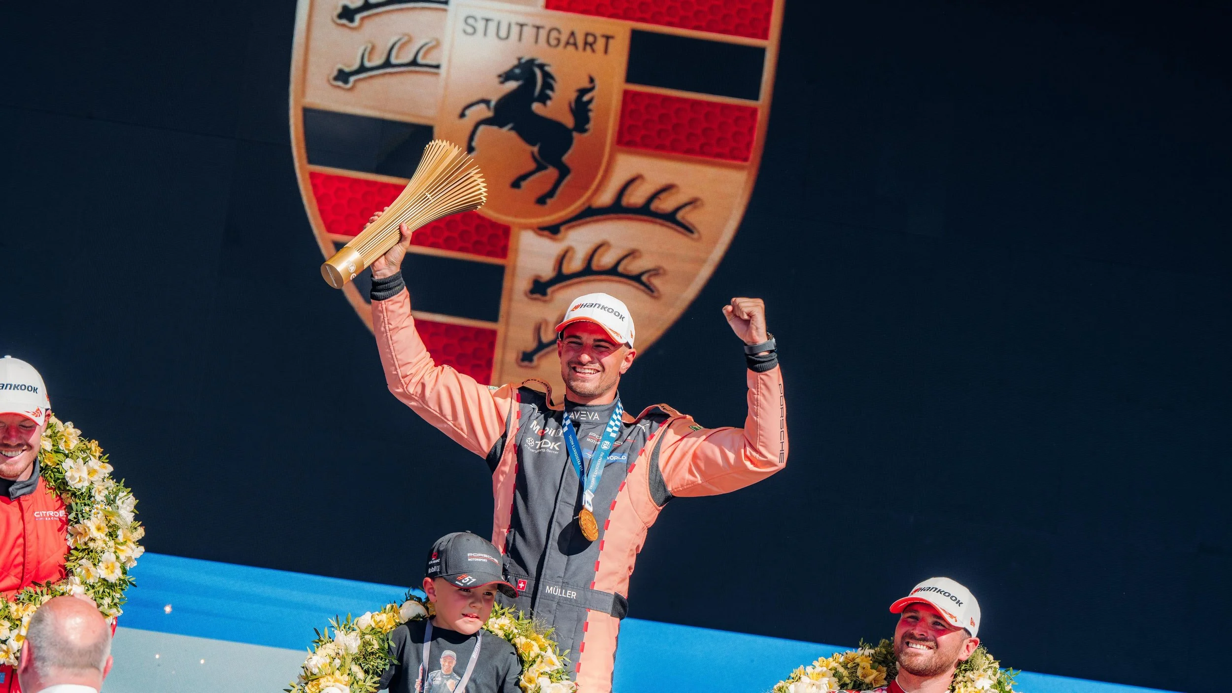 Nico Müller celebrates first Formula E career victory