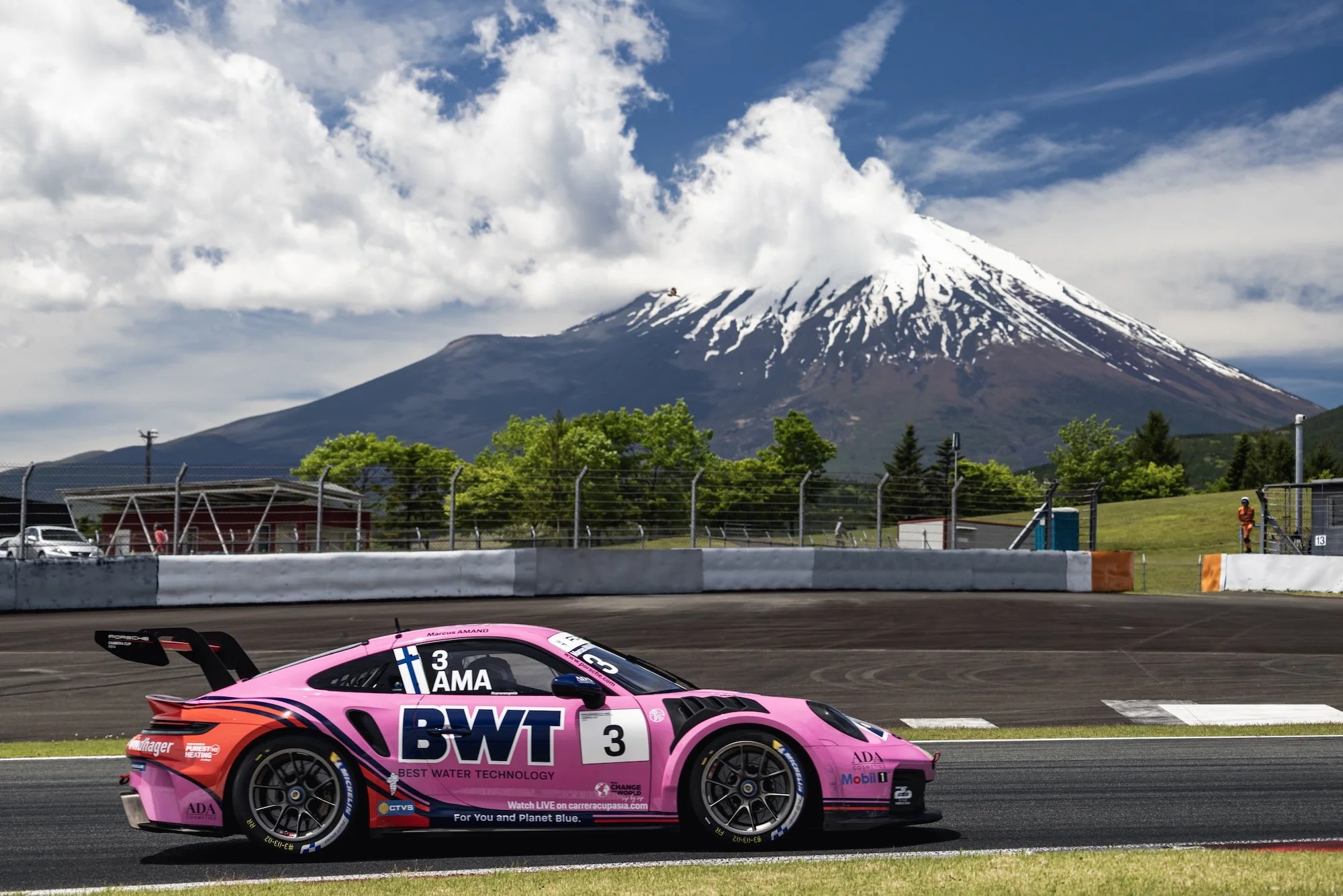 Amand Dominates Fuji as Porsche Carrera Cup Asia Hits Midseason Mark