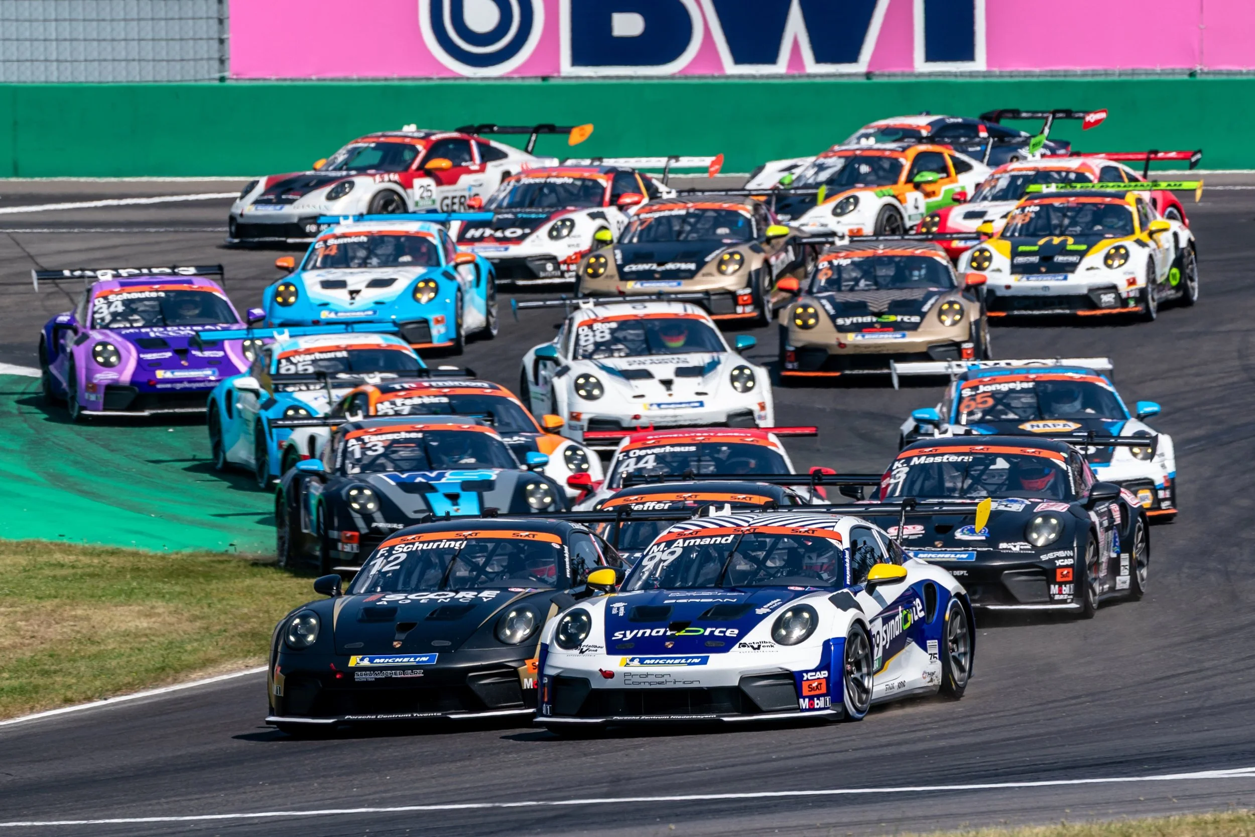 Keagan Masters wins heat battle at the Lausitzring