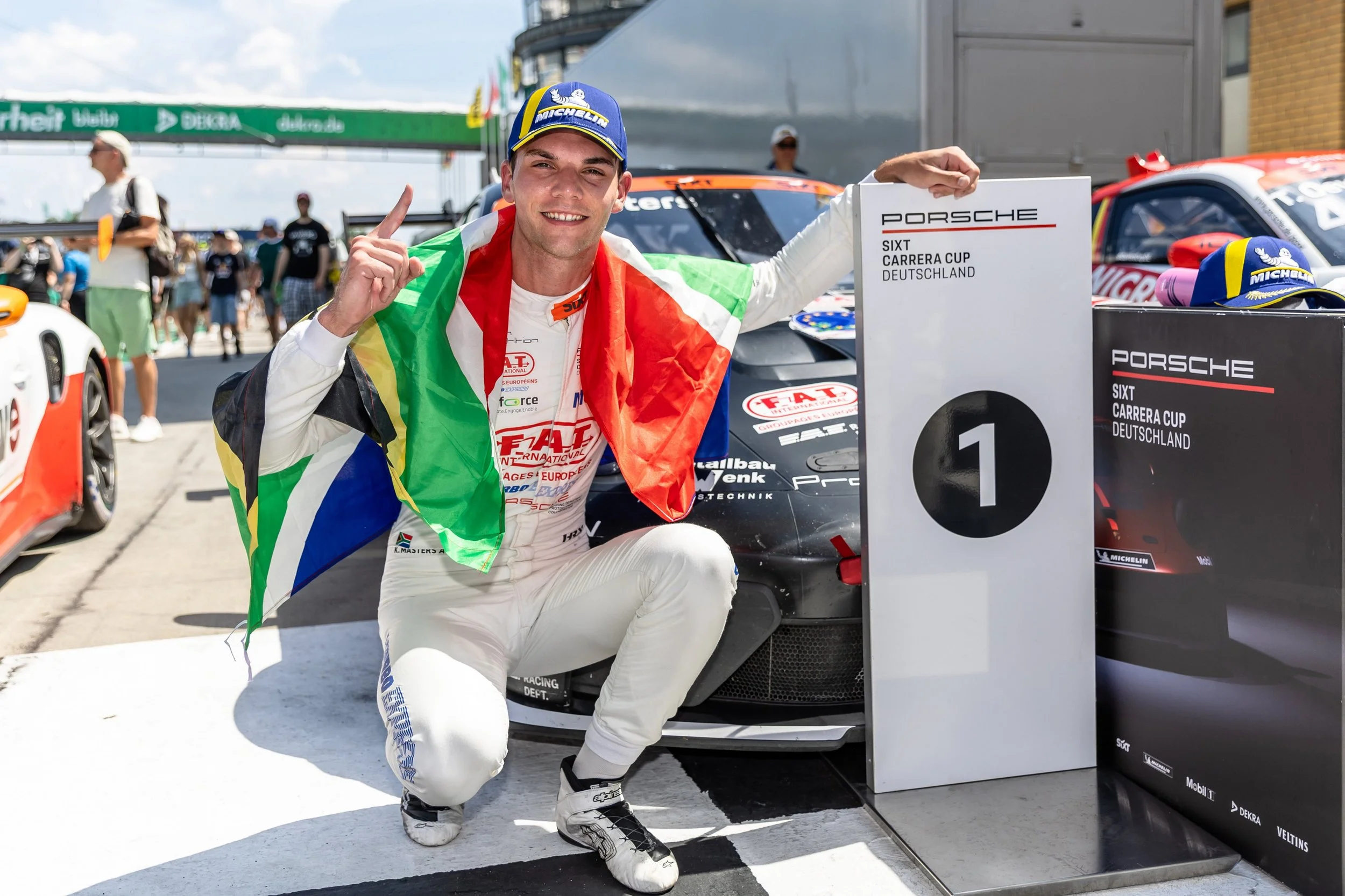 South African Keagan Masters celebrates Lausitzring double victory