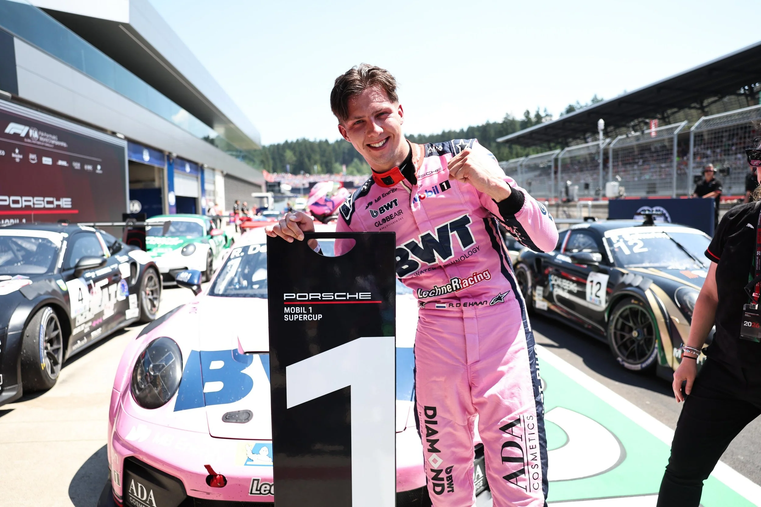 Robert de Haan Wins the Third Round of the Porsche Supercup Season