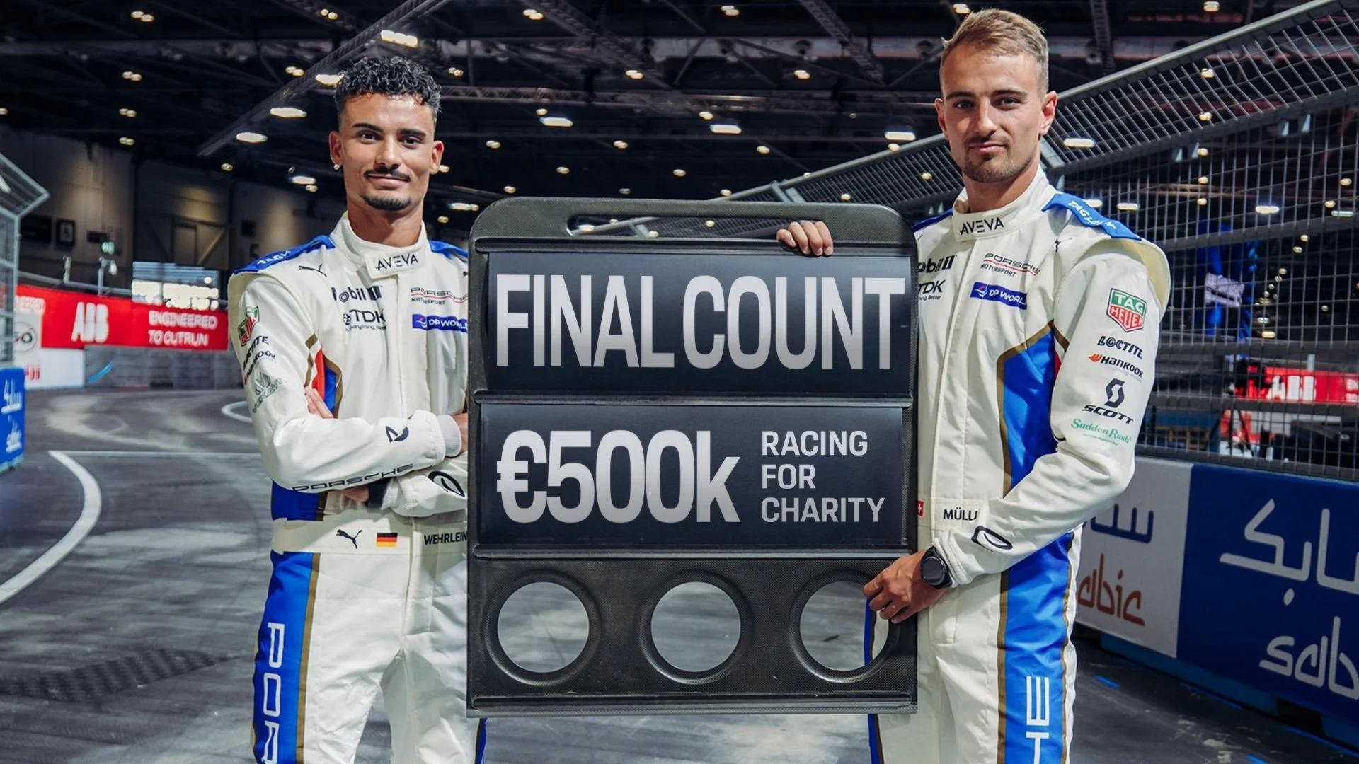 Racing for Charity: Porsche donates 500,000 euros 