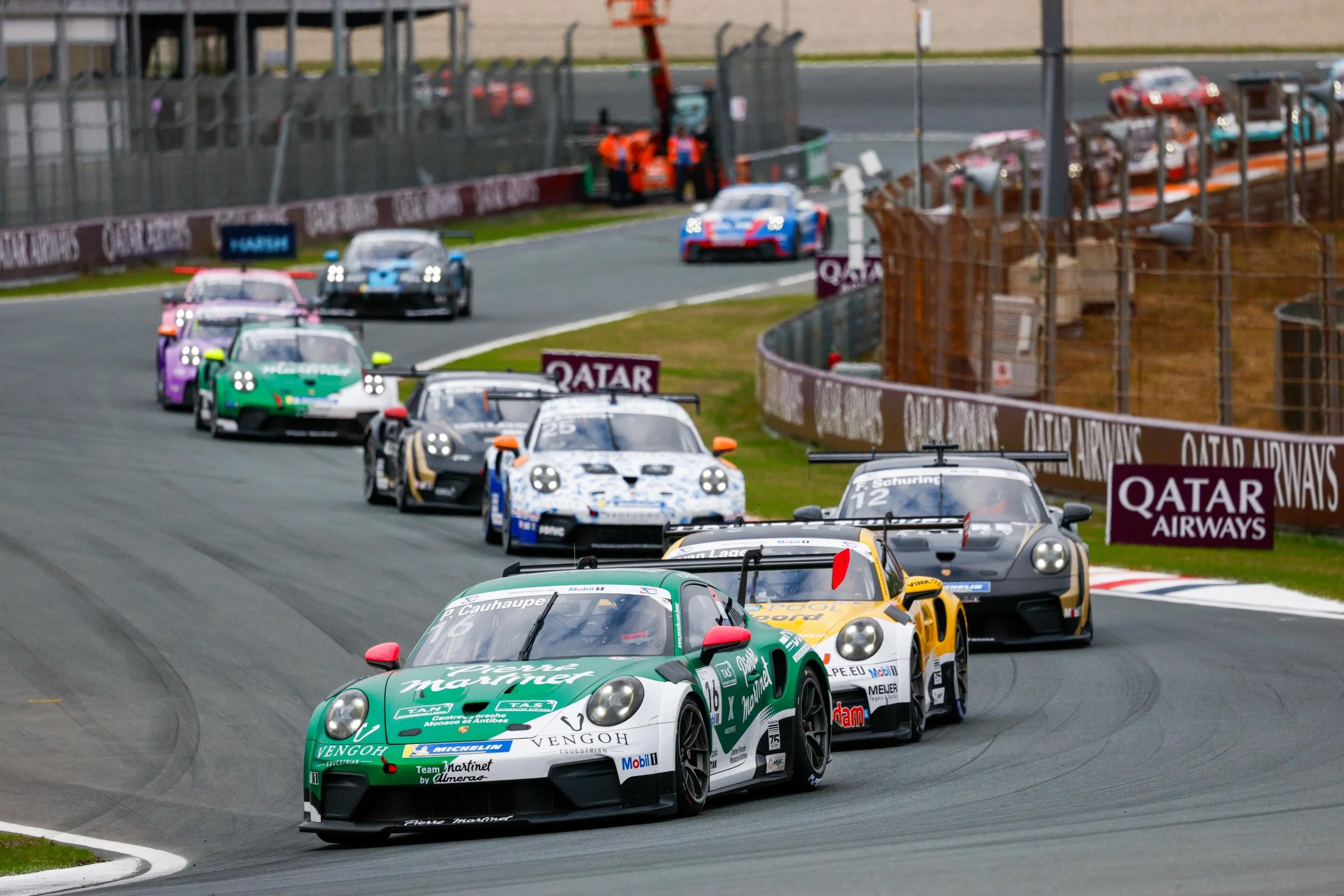 Rookie Paul Cauhaupé celebrates his first Supercup victory