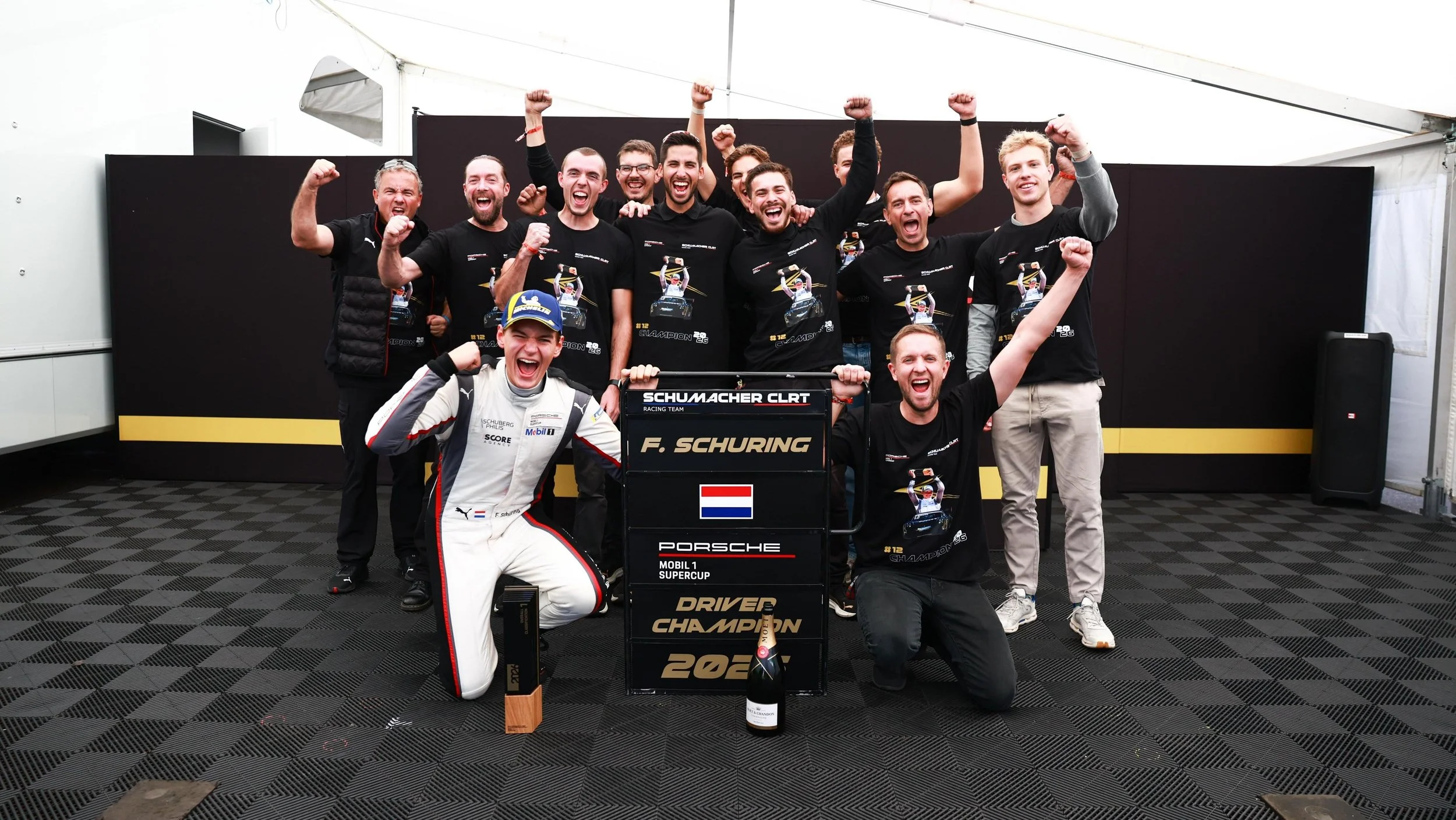 Porsche Junior Flynt Schuring is the New Supercup Champion
