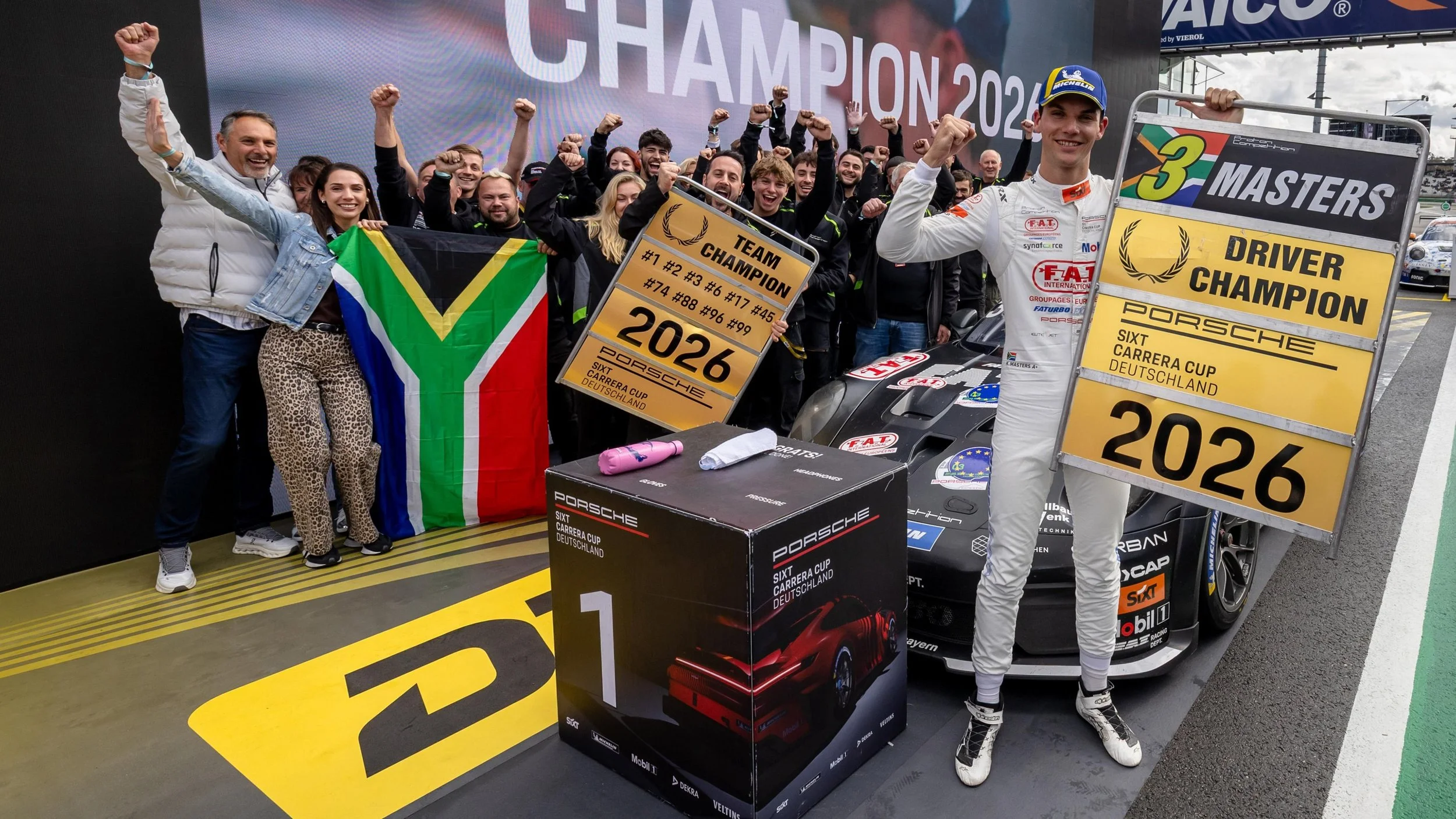 Keagan Masters crowned Porsche Sixt Carrera Cup Deutschland champion