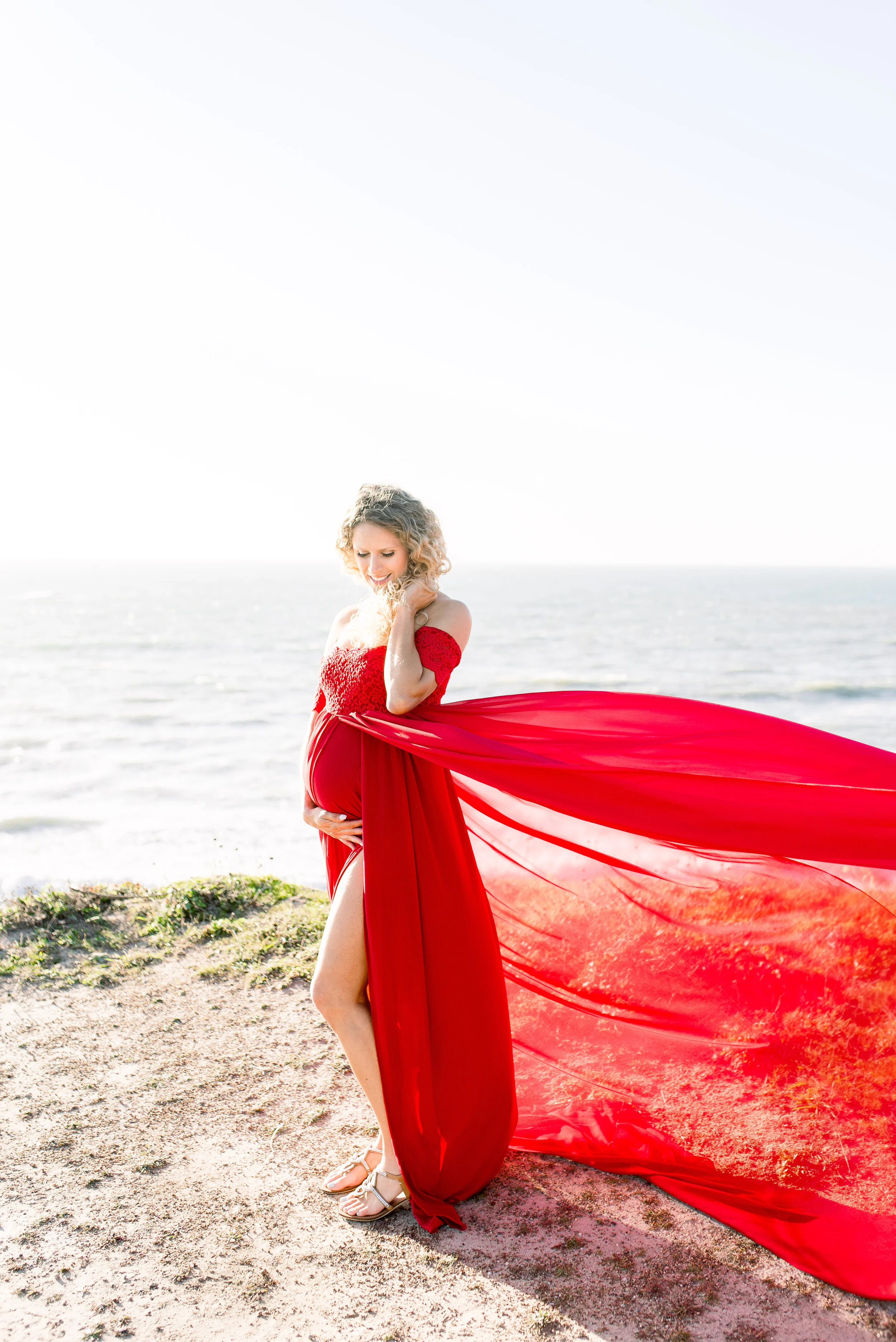 Half Moon Bay Maternity Session | Kelly + Lavar