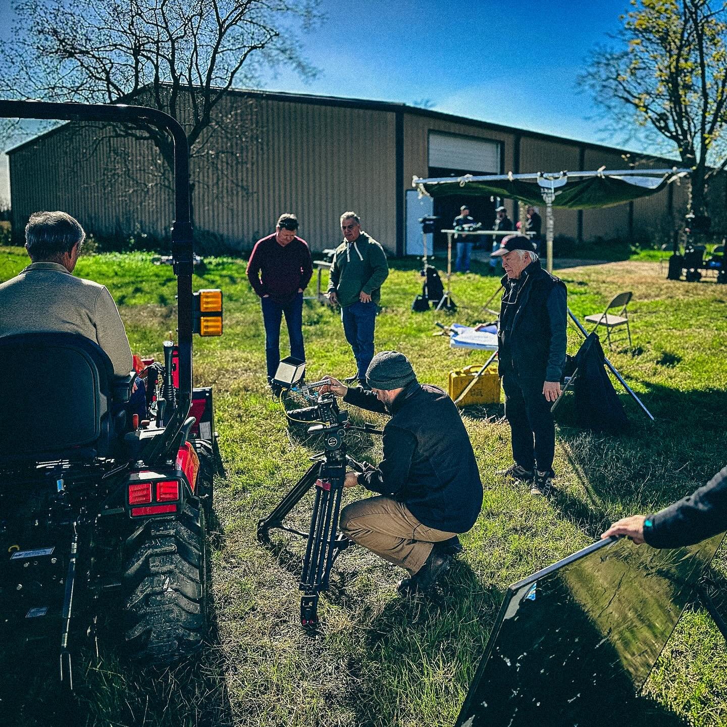 One more shoot before the cold sets in. Playing with farming toys. 😁 #filmhouston #houstonfilm #houstonfilmcrew #setlife #film #video #videoproductioncompany #corporatevideo #productioncompany #commercialproductioncompany #directorofphotography