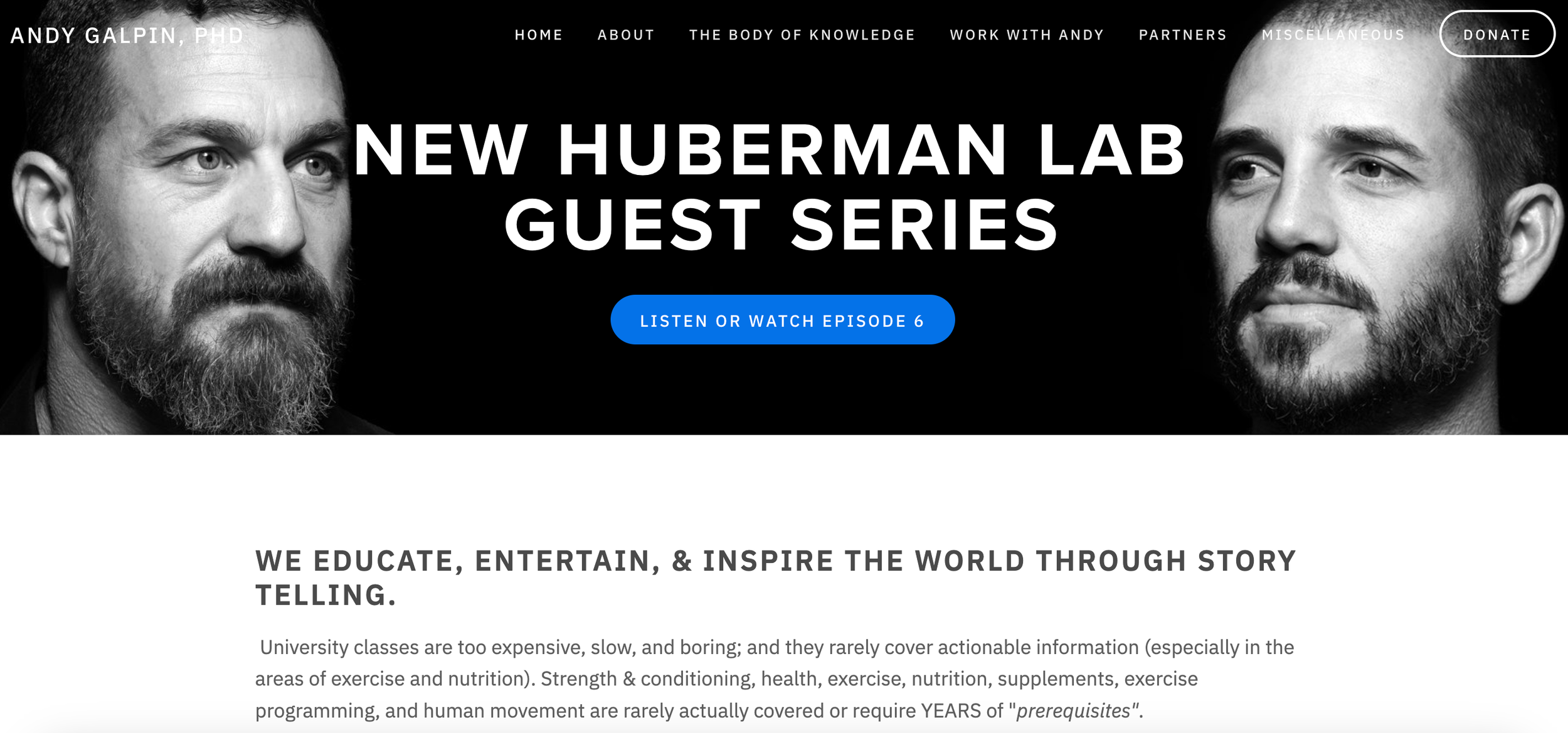 University classes are too expensive, slow, and boring; and they rarely cover actionable information (especially in the areas of exercise and nutrition). Strength & conditioning, health, exercise, nutrition, supplements, exercise programming, and hum