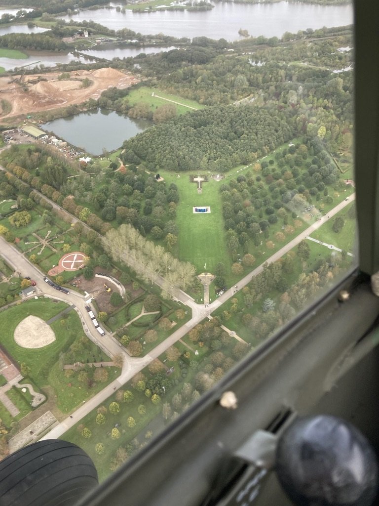 The Memorial Arboretum from the flypast