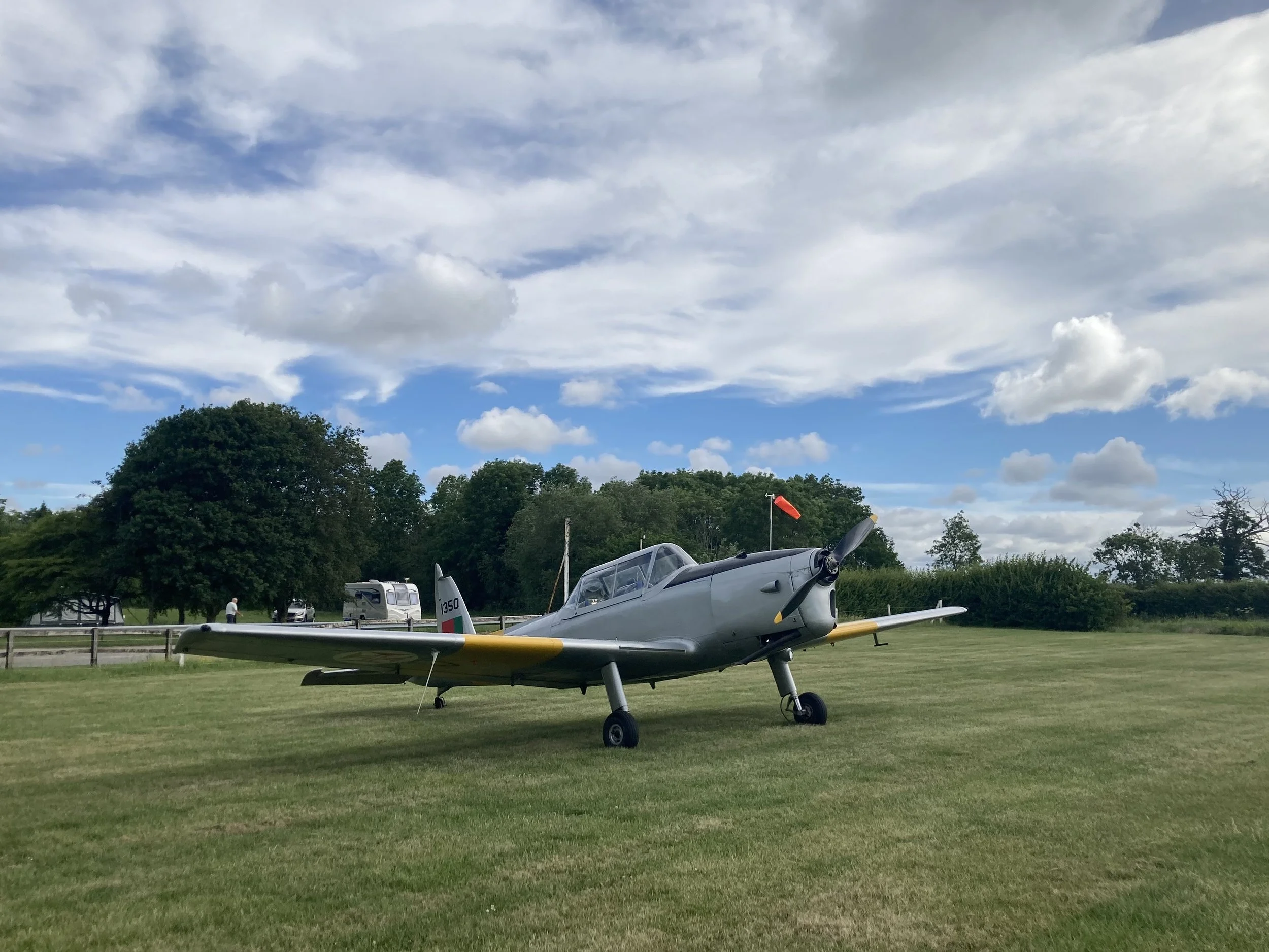 Trusty Chipmunk trainer taking a break at our club