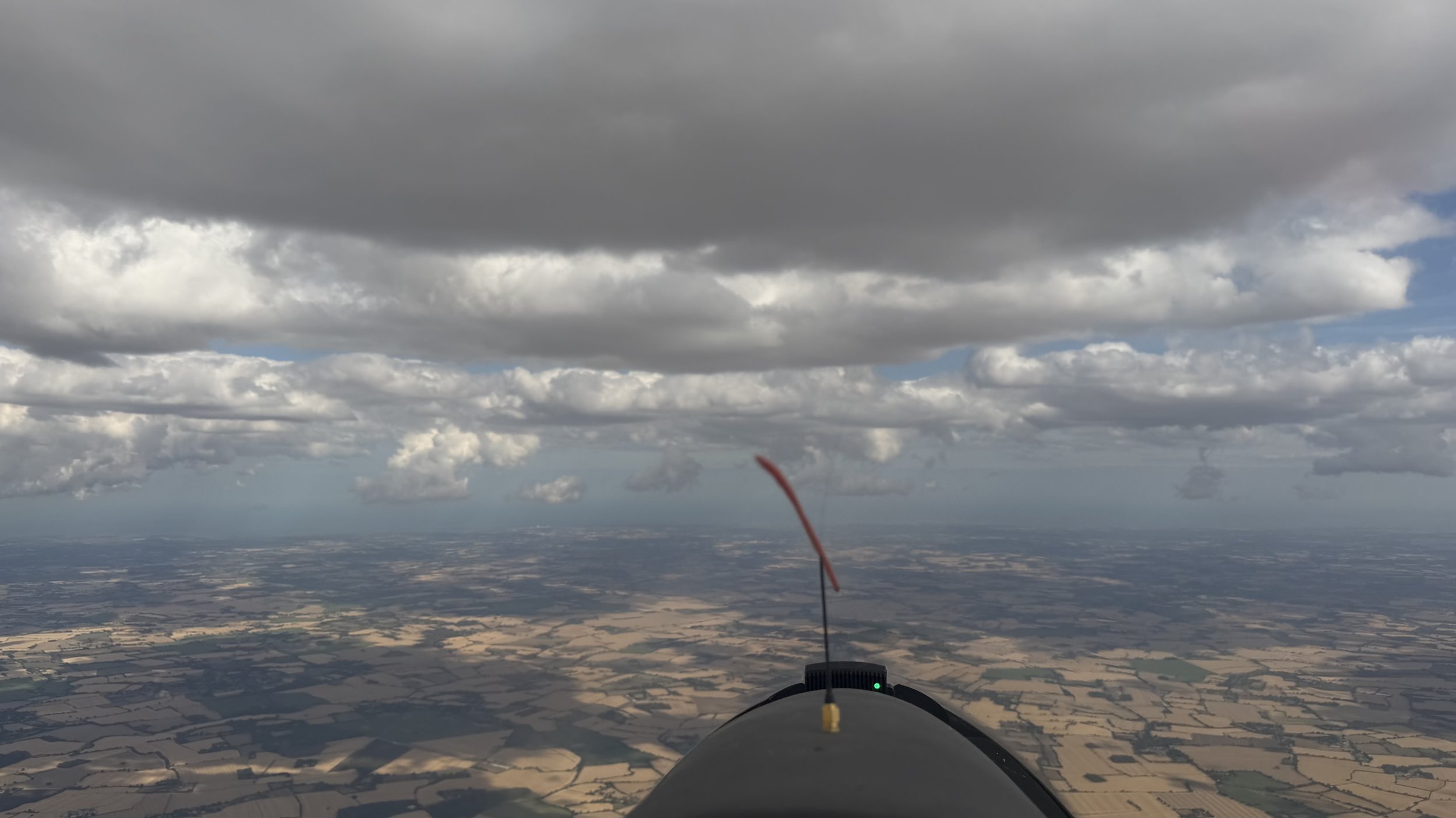 The sea breeze creating convergent clouds as Jordan approached the East coast