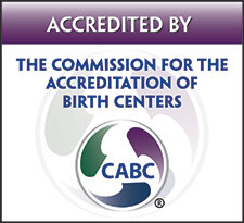 Accredited by the Commission for the accreditation of birth centers