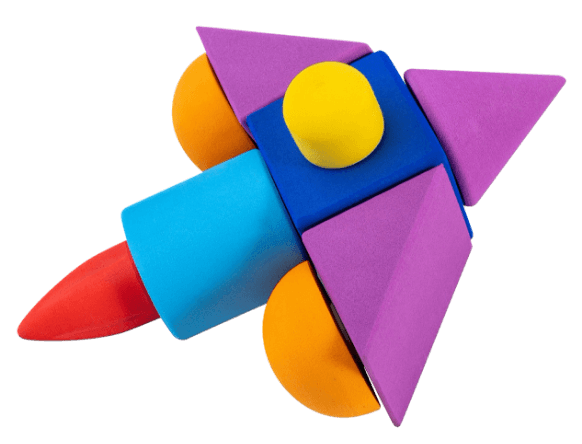 Rocket Blockaroo Play blocks for kids