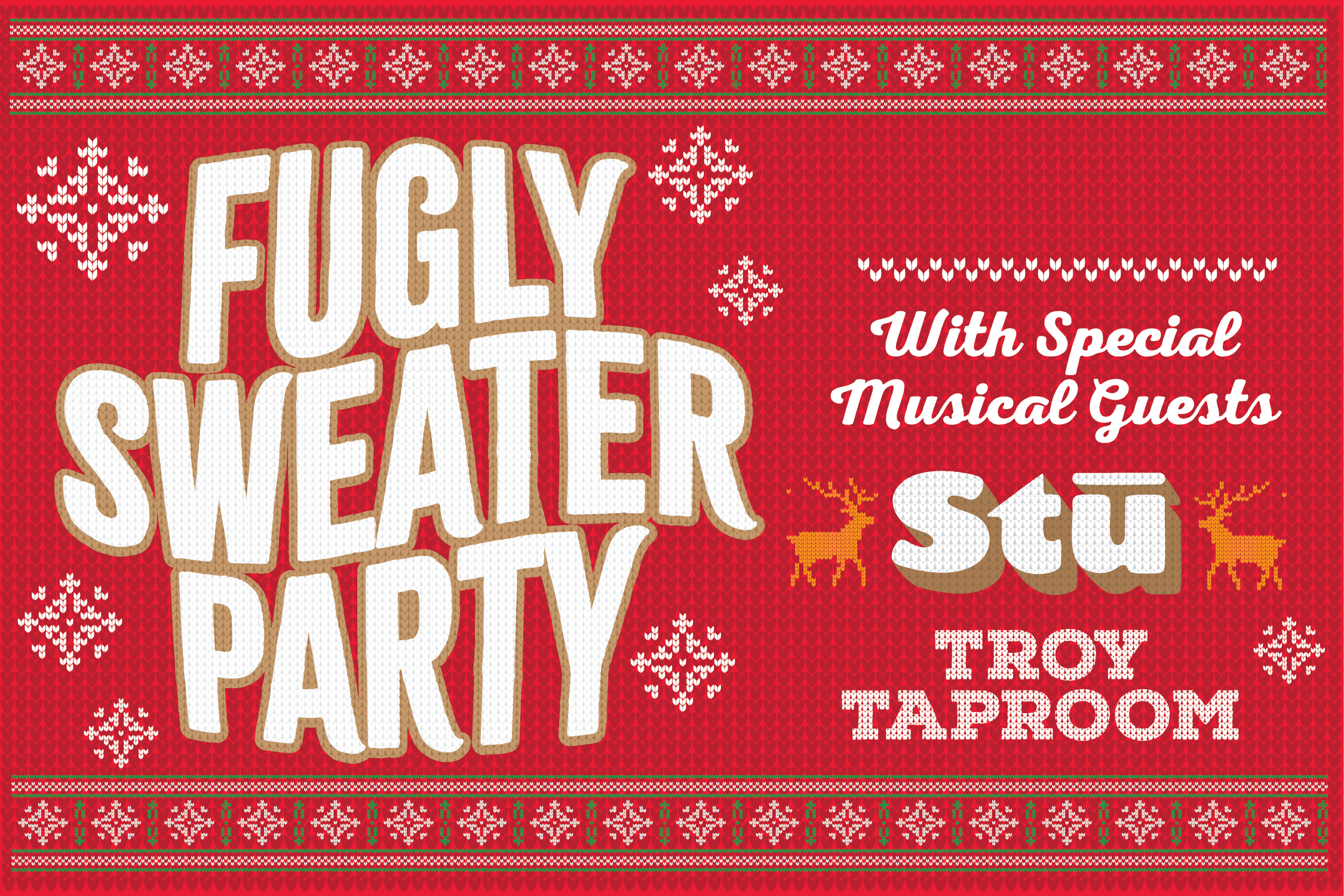 Fugly Sweater Party with Stū
