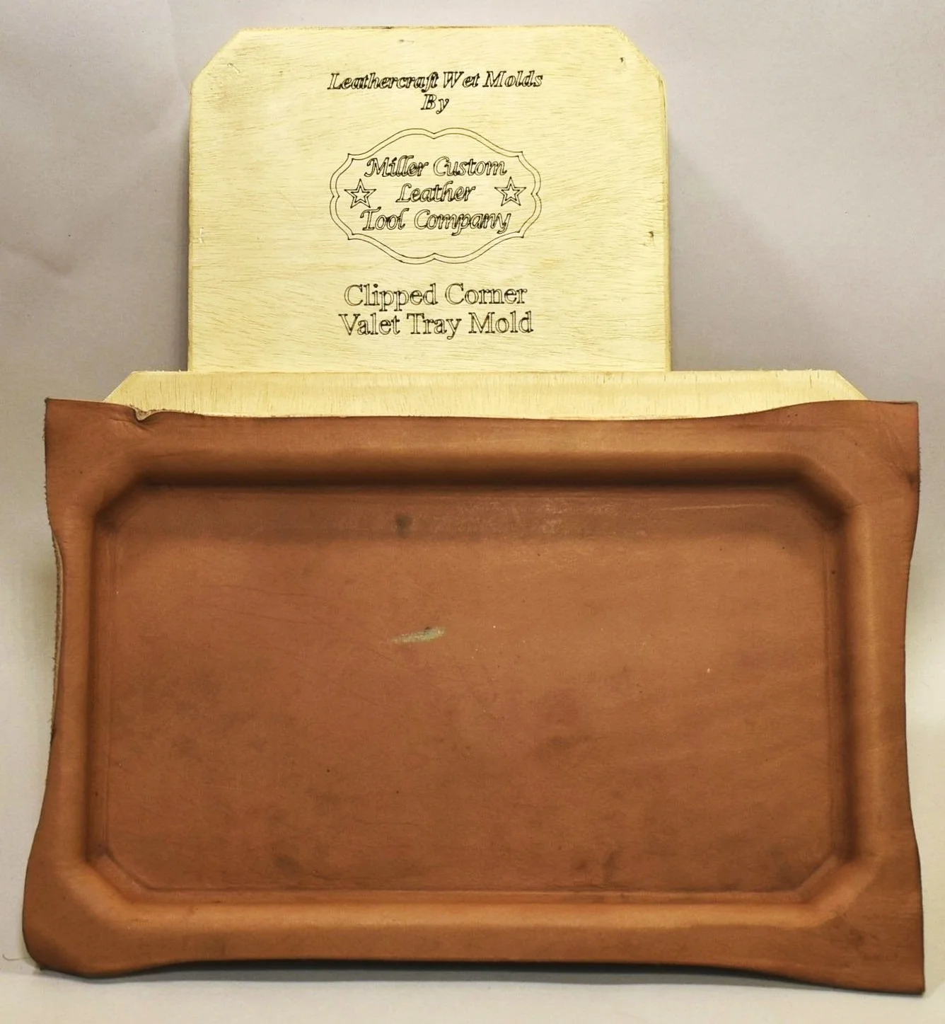 Leathercraft Wet Mold  - Clipped Corner Valet Tray