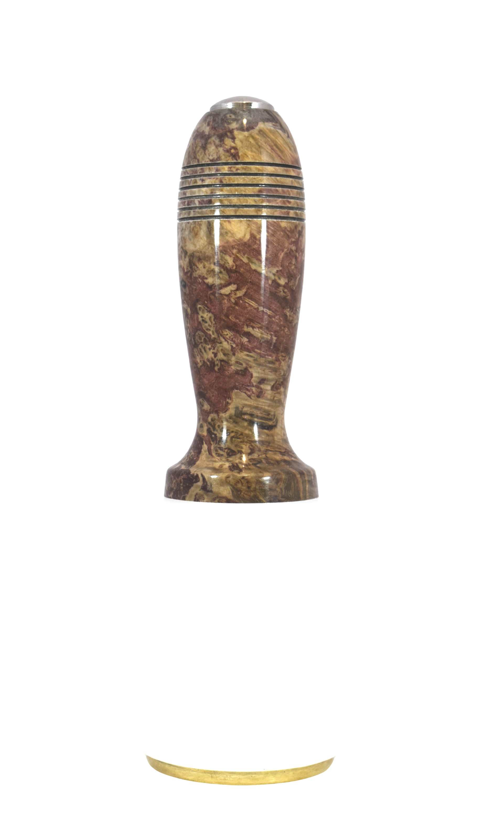 18oz Tapered Maul Cottonwood Burl Wine