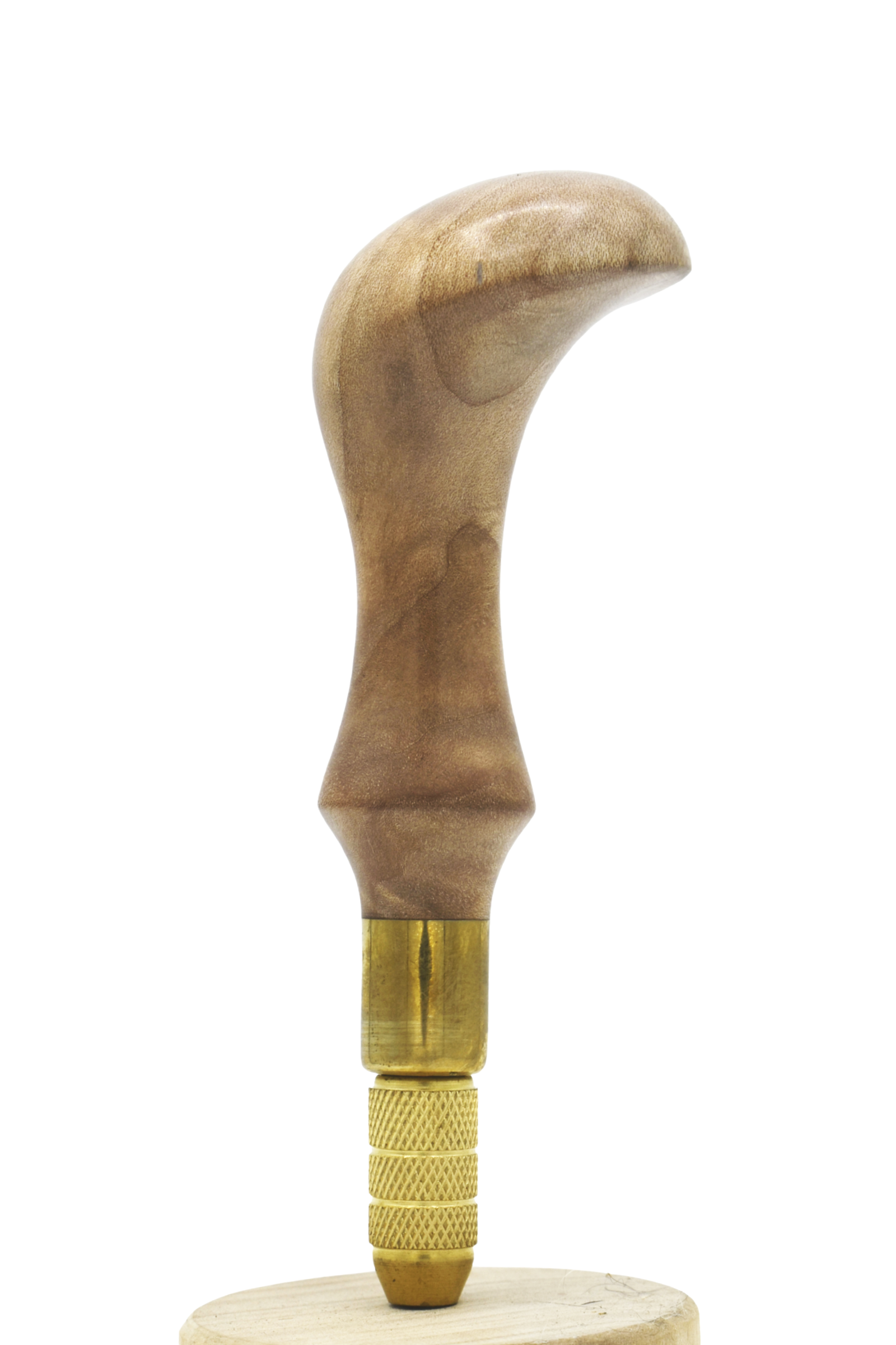 Palm Fitter Awl Haft W/ Chuck Maple
