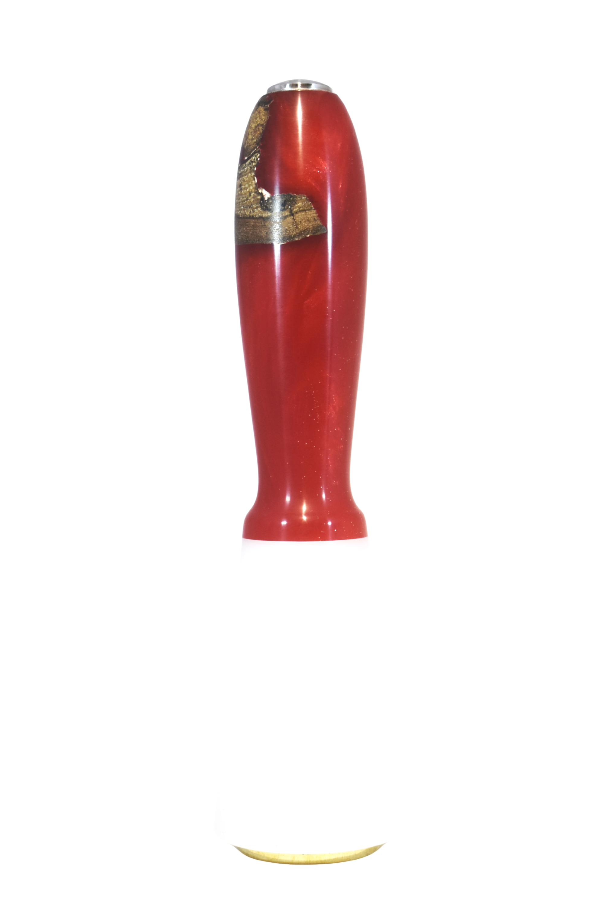 12oz Tapered Maul Oak Burl in Red Resin