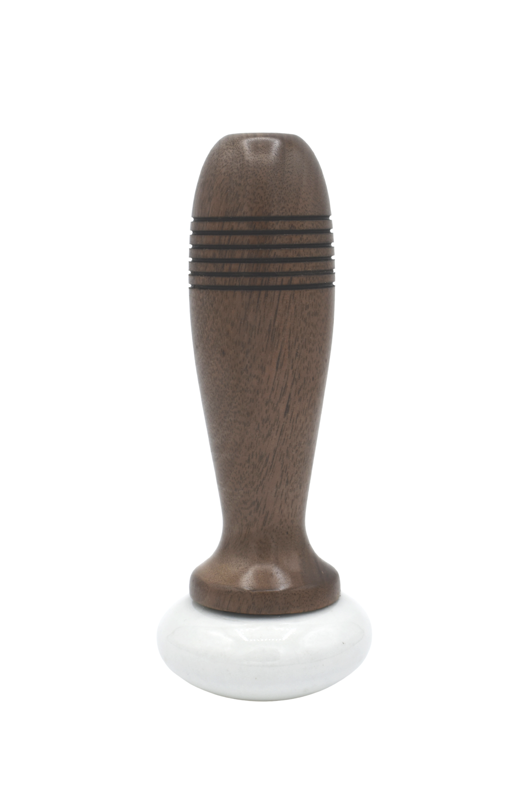 Bouncer White with Walnut
