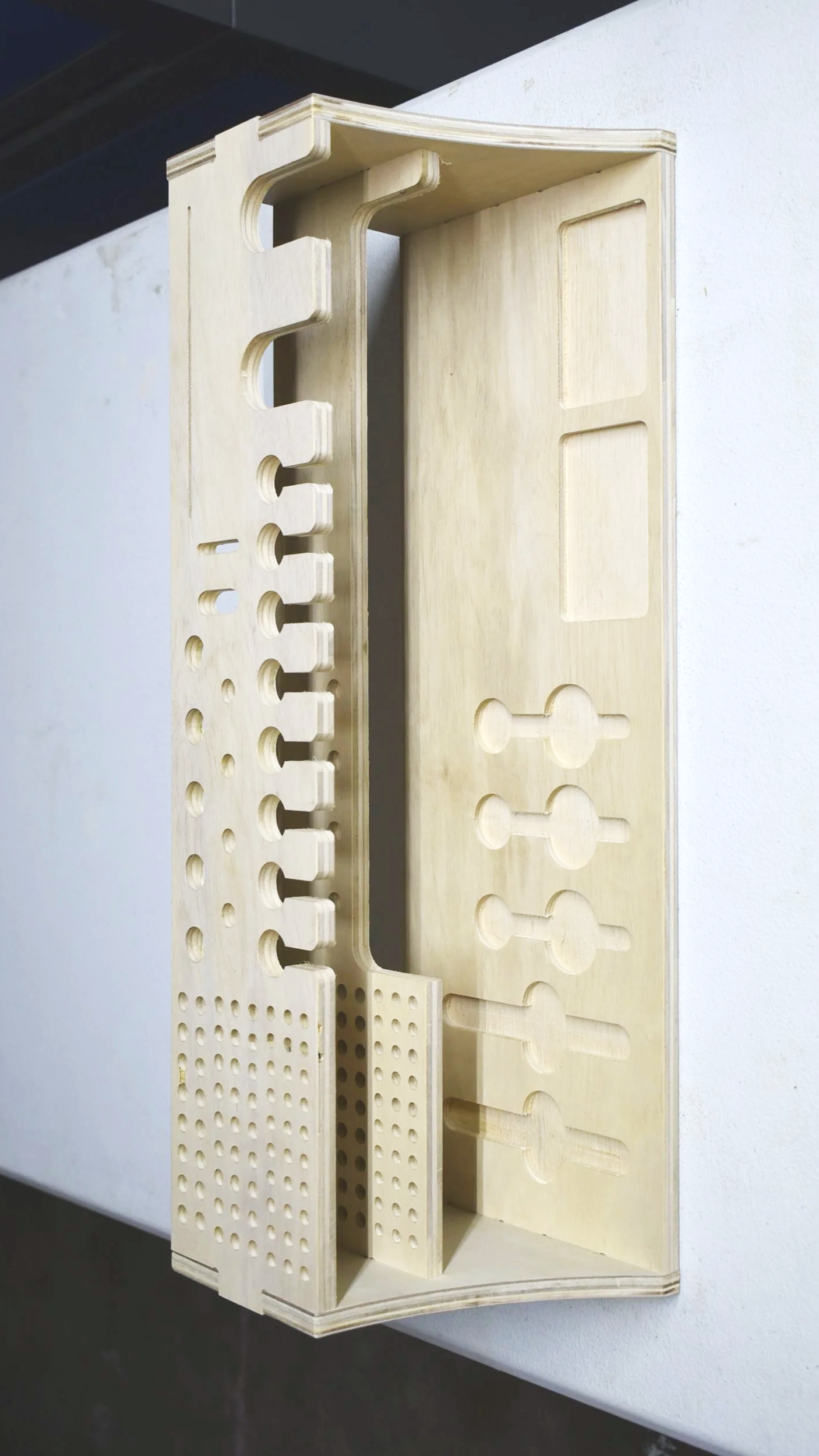 Desktop Leather Tool Organizer