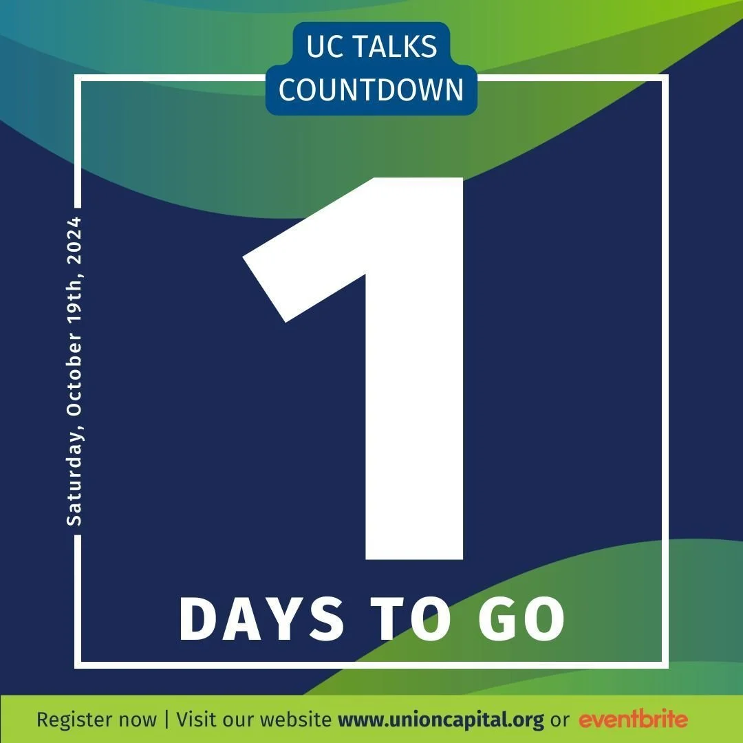 1 Day to Go!
It&rsquo;s almost time! Just 1 day until UC Talks begins! Get ready for impactful sessions and thought-provoking conversations with leaders who are shaping the future. We can't wait to see you there! #UCTalks #1DayToGo