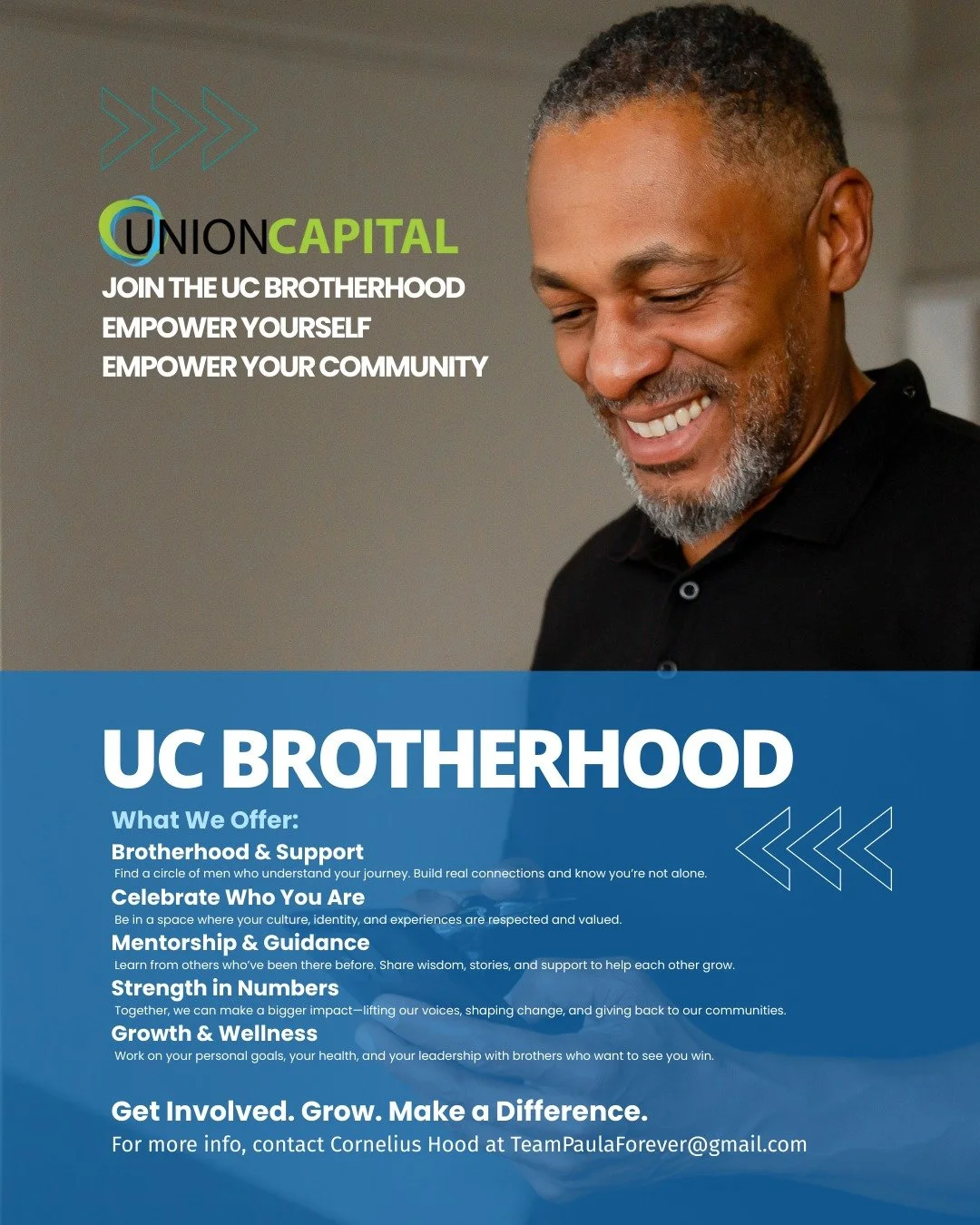The UC Brotherhood&mdash;a group of men within Union Capital&mdash;is creating a space for deep connection and thoughtful conversation. They gather to share openly about dreams, grief, purpose, and growth&mdash;moving beyond surface talk to real, mea