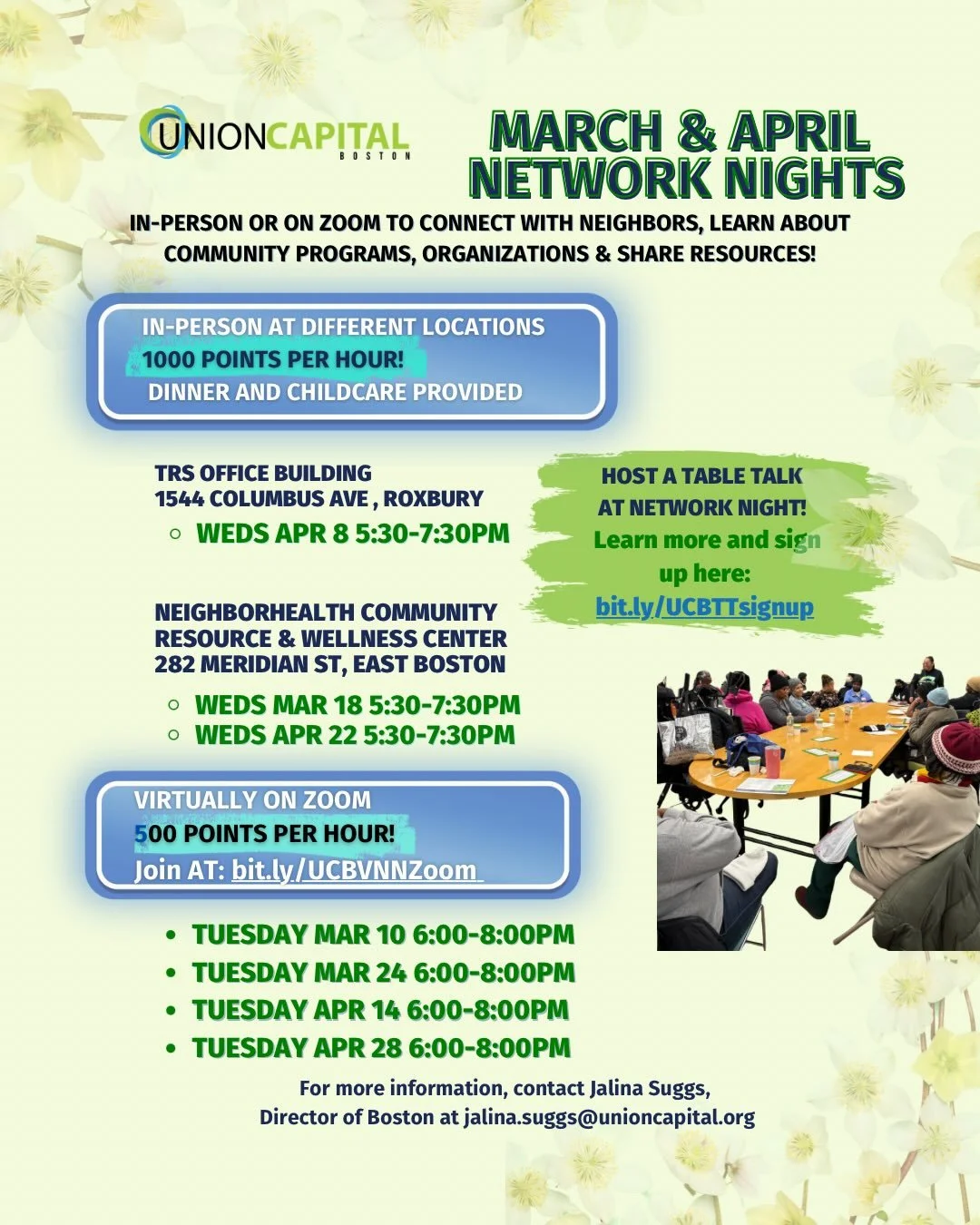Network Nights &ndash; March &amp; April
Join us for Network Nights, a chance for Union Capital members to connect, share ideas, and strengthen our community. Attend in person or virtually&mdash;check the dates on this post or in the UC App for upcom