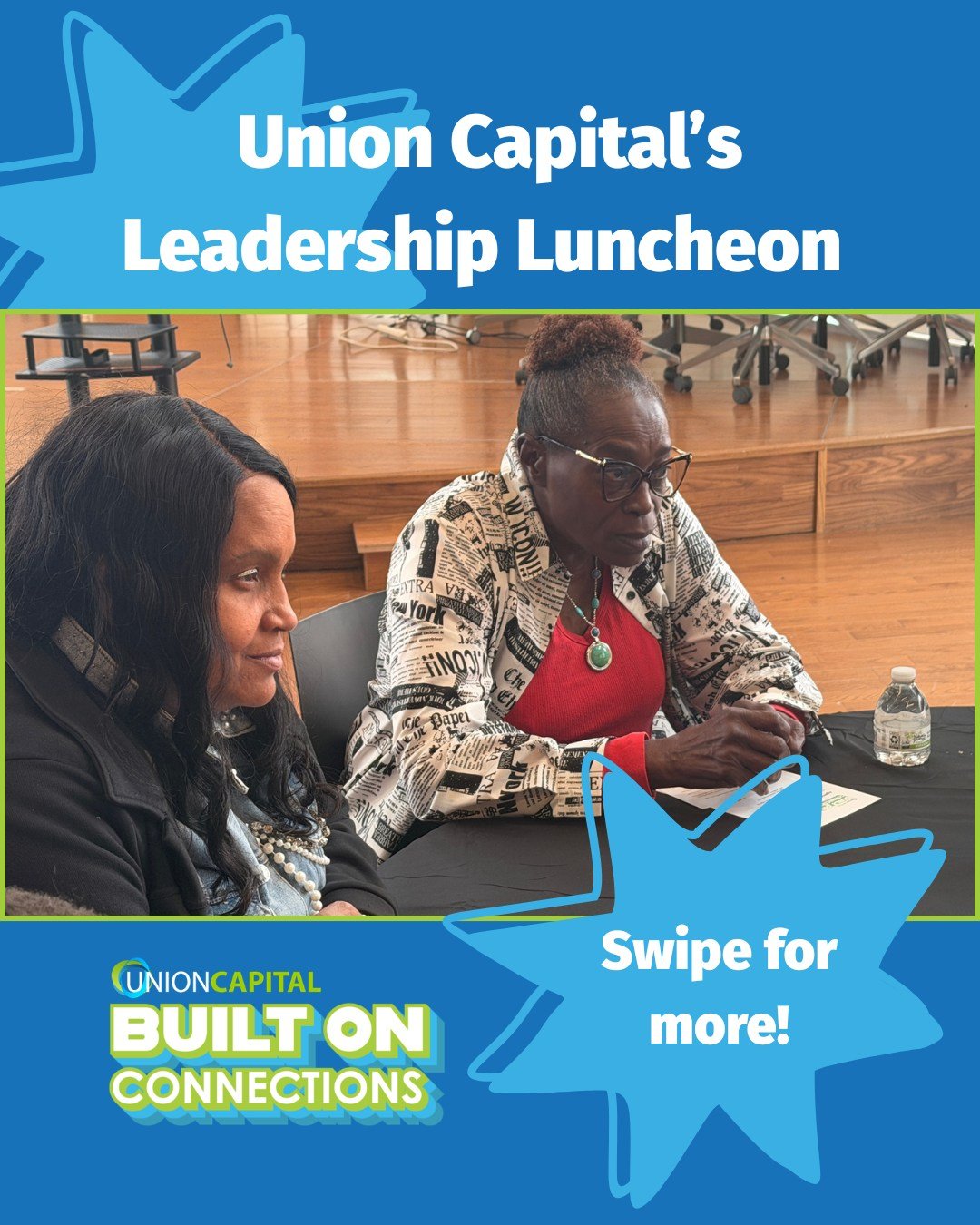 Leadership in action 📸 Check out these photos from our Leadership Luncheon! 
Thank you to everyone who came 💚 Empowering the future, one leader at a time 🤝 

#UnionCapital #CommunityPower #BuiltOnConnections #UCCommunity