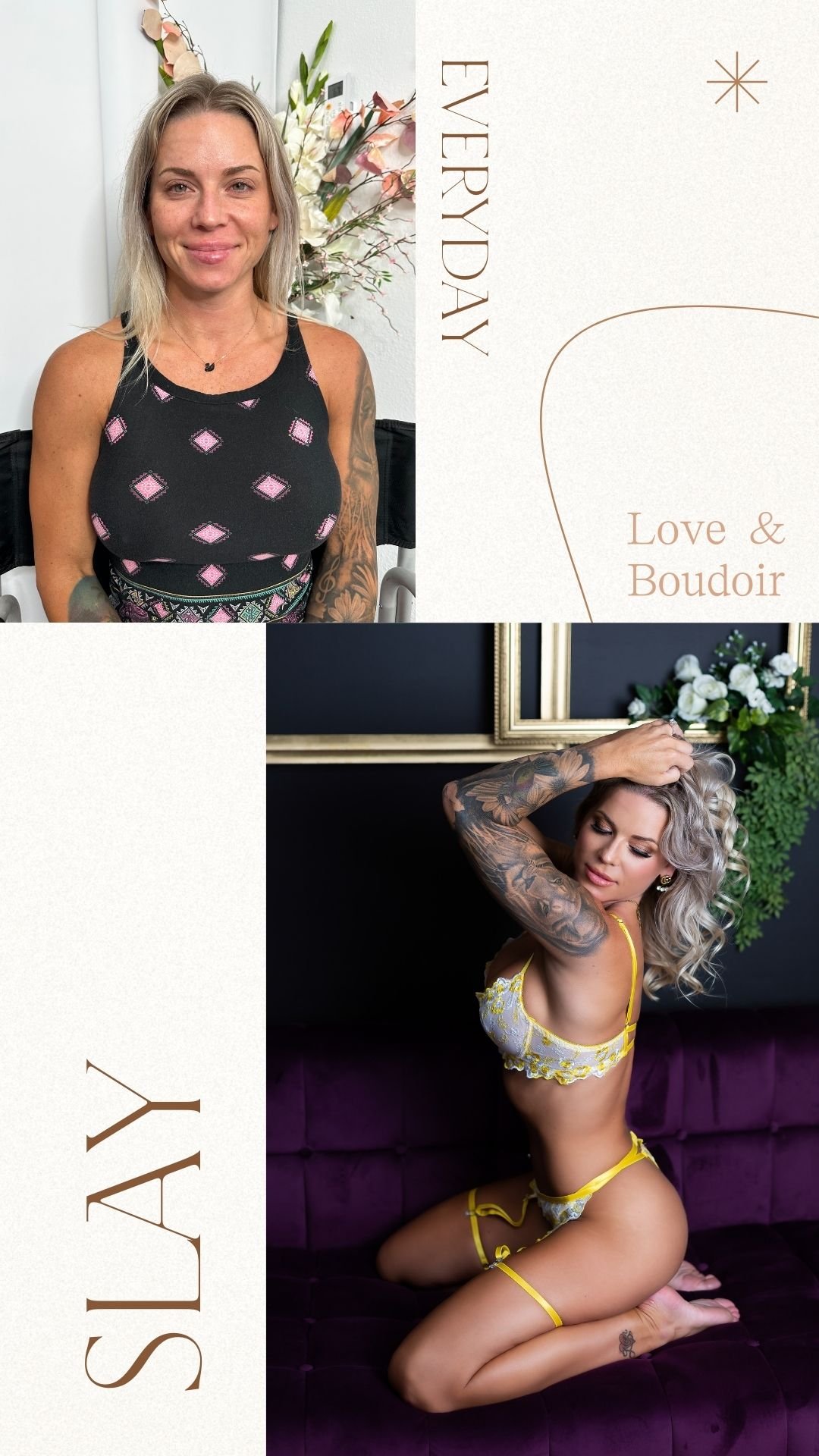 before and after love and boudoir photography