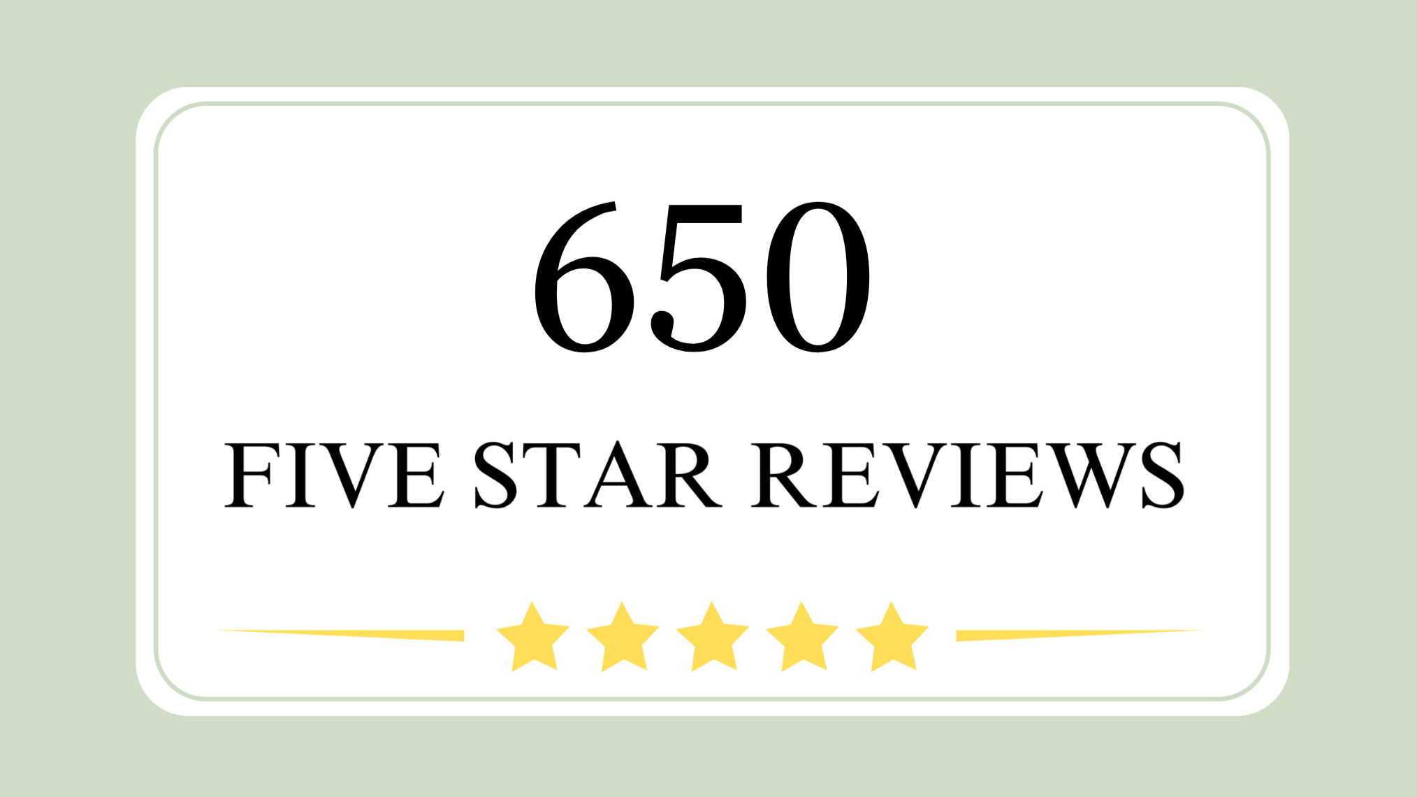 five star reviews