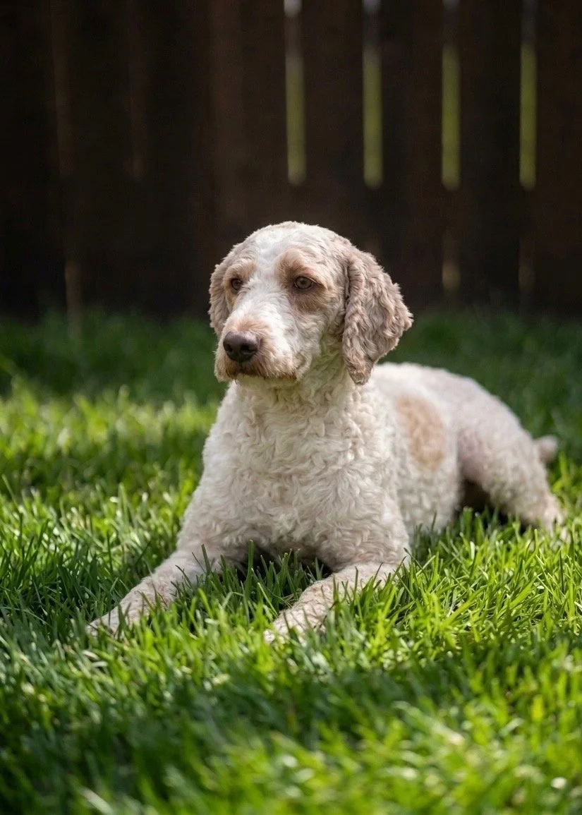 dad poodle