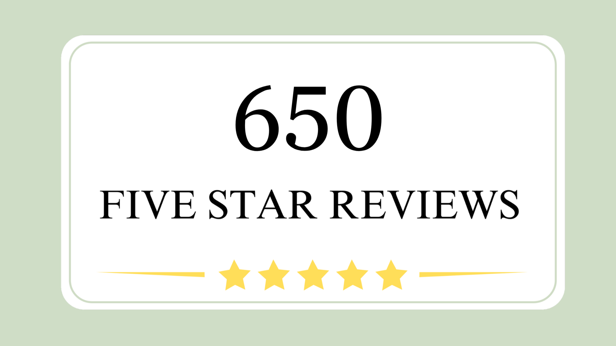 five star reviews