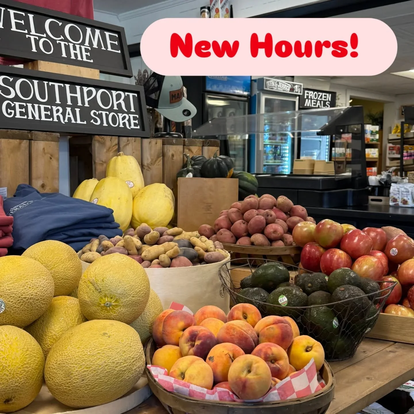 As we welcome a new season, our hours are changing! Starting today, 9/2, our hours are:

Store:
Monday-Saturday 7am-7pm 
Sunday 8am-5pm

Gift Barn:
Wednesday 3pm-6pm 
Thursday-Sunday 9am-5pm

We'll take orders until 30 minutes before closing. 

We're