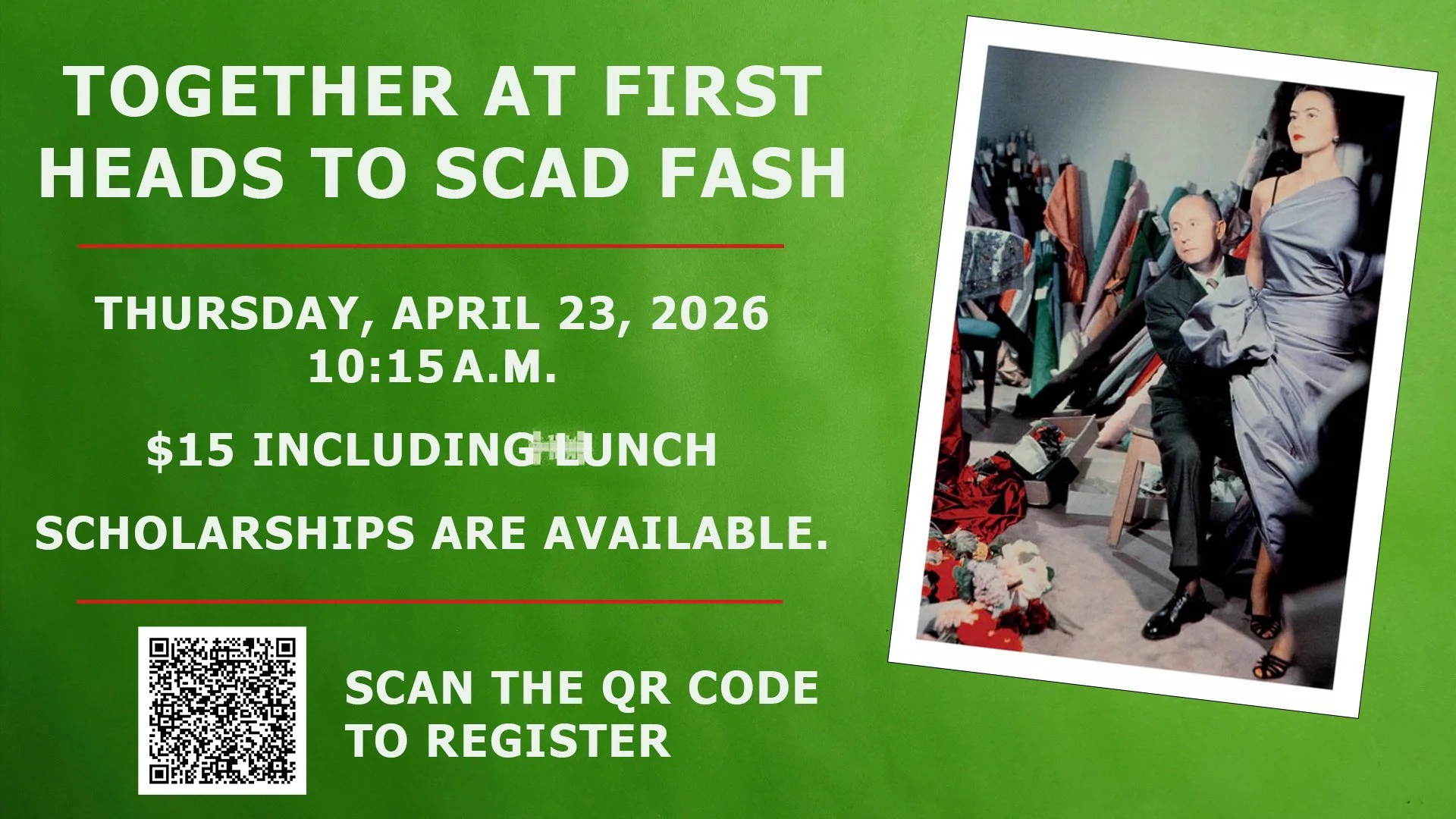 Together at First heads﻿﻿ to SCAD FASH on April 23