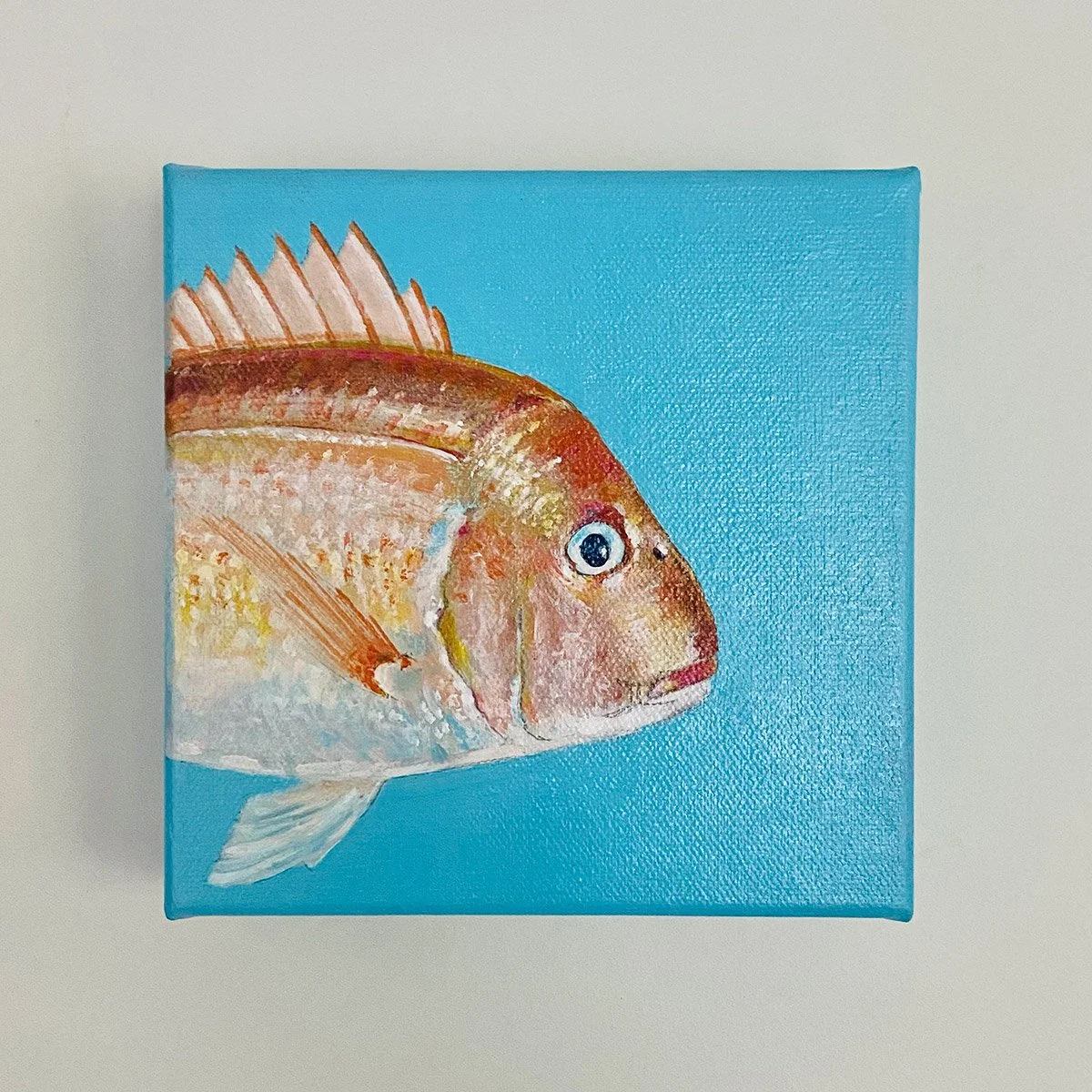 'Tiddler' acrylic on canvas
