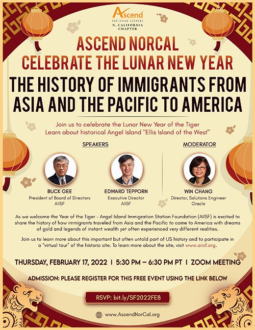 Ascend Norcal - Celebrate the Lunar New Year The History of Immigrants from Asia and the Pacific to America